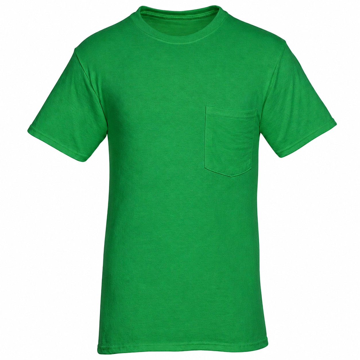 Moisture Wicking Pocket Tee — Green