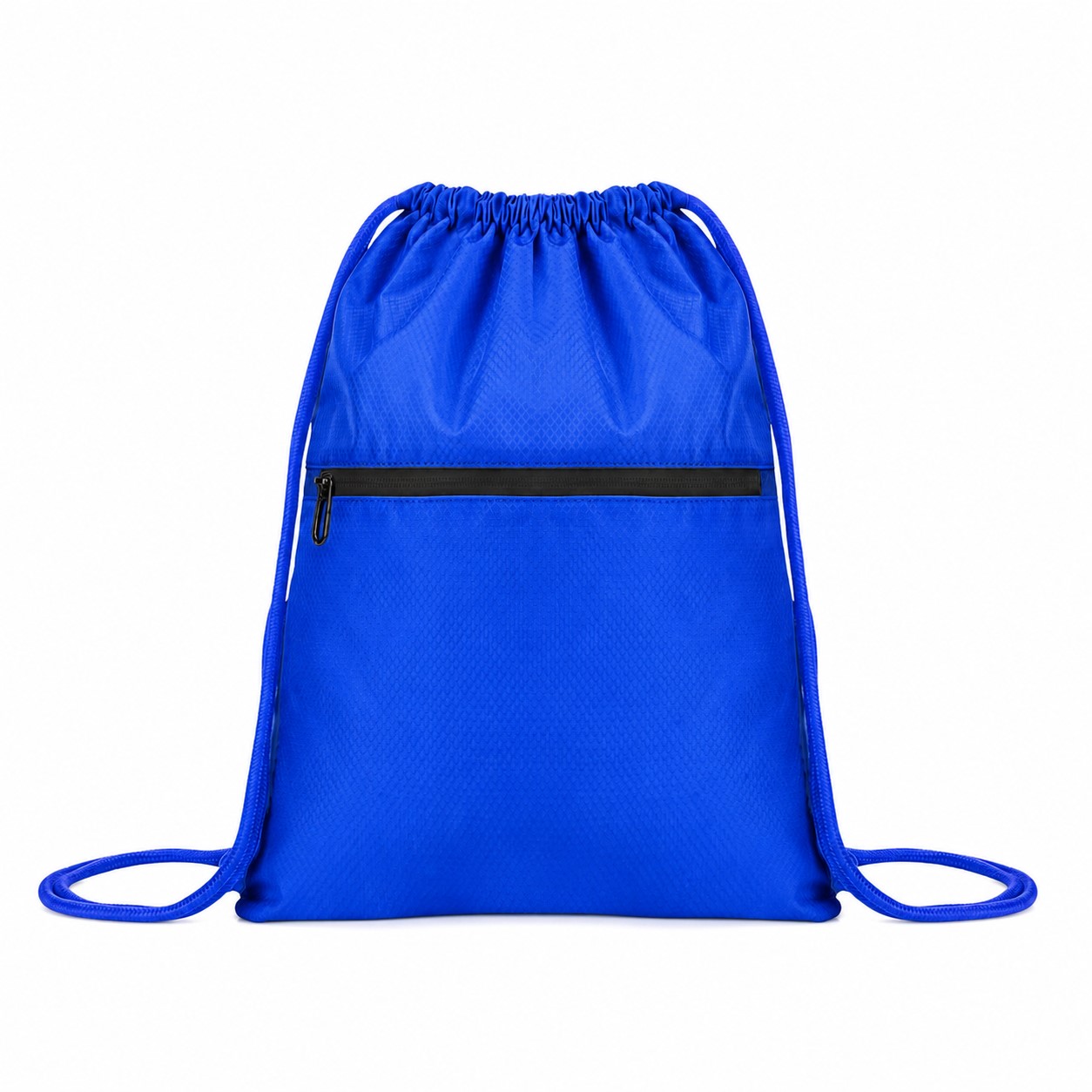 Polyester Roomy Drawstring Bag — Royal Blue