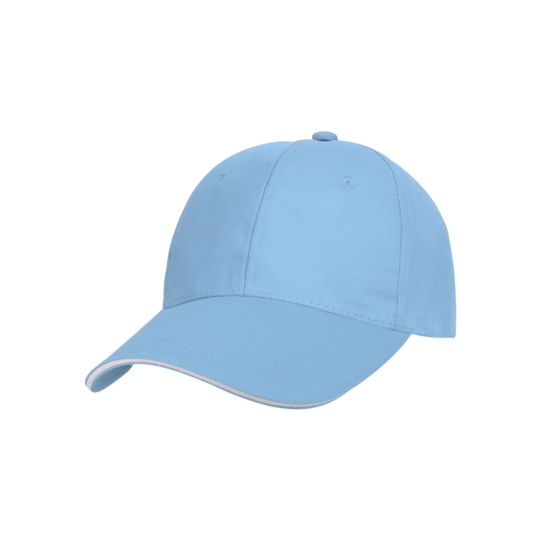 Cotton Twill Front Cap with Ventilation Eyelets — view 2