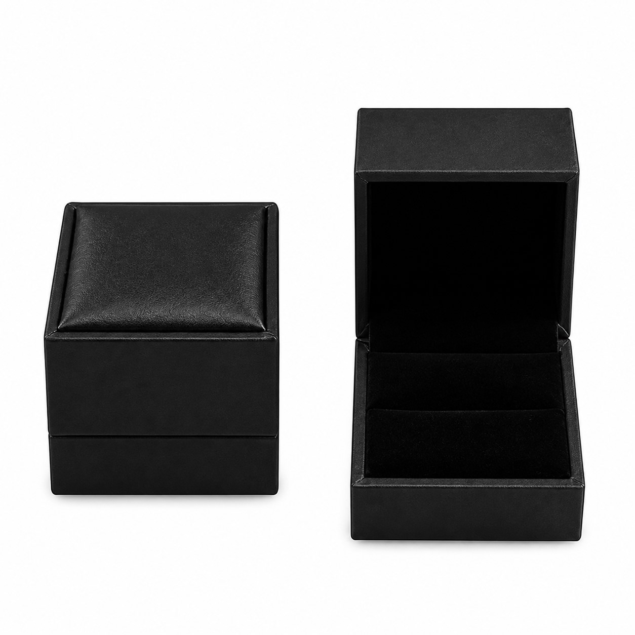 Cushioned PU Ring Presentation Box — view 2