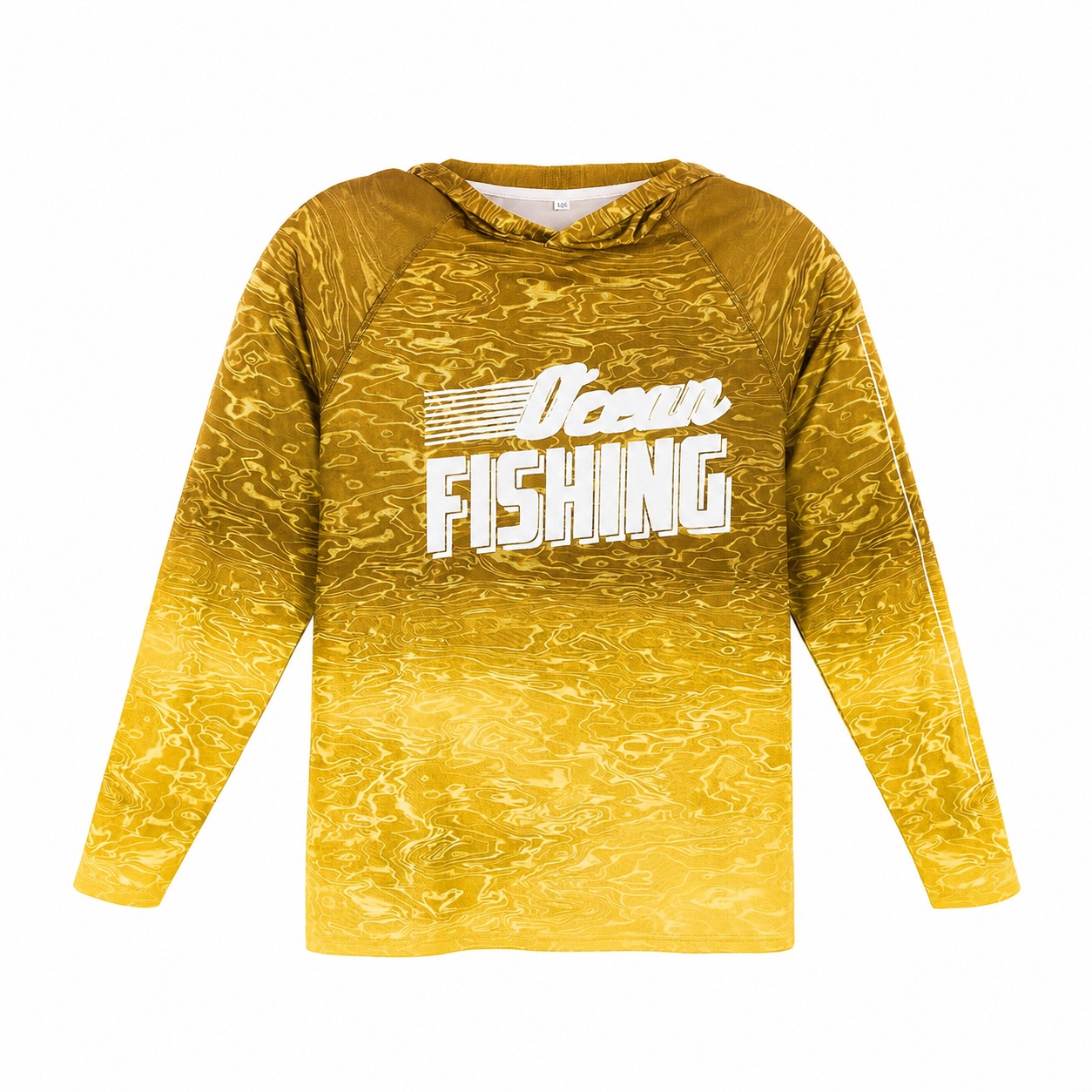 Fishing Sun Hoodie — Gold