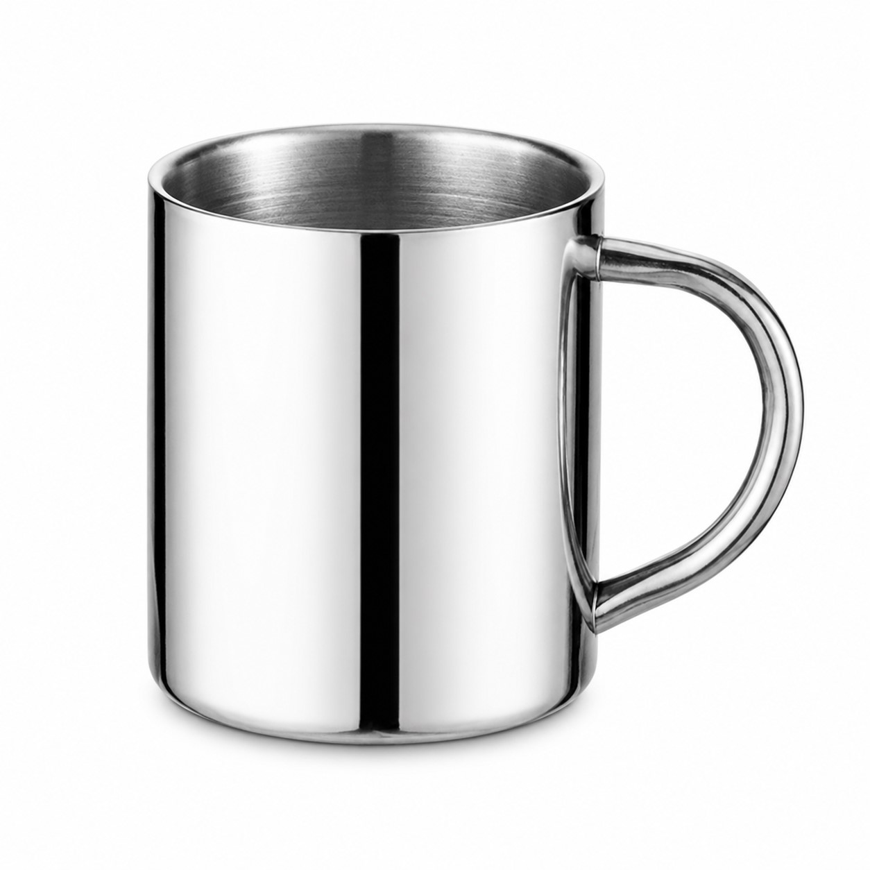 17 Oz Lidded Double Wall Stainless Steel Mug — view 2