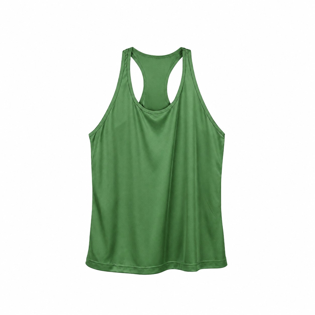 Ladies Racerback Polyester Performance Tank — Green
