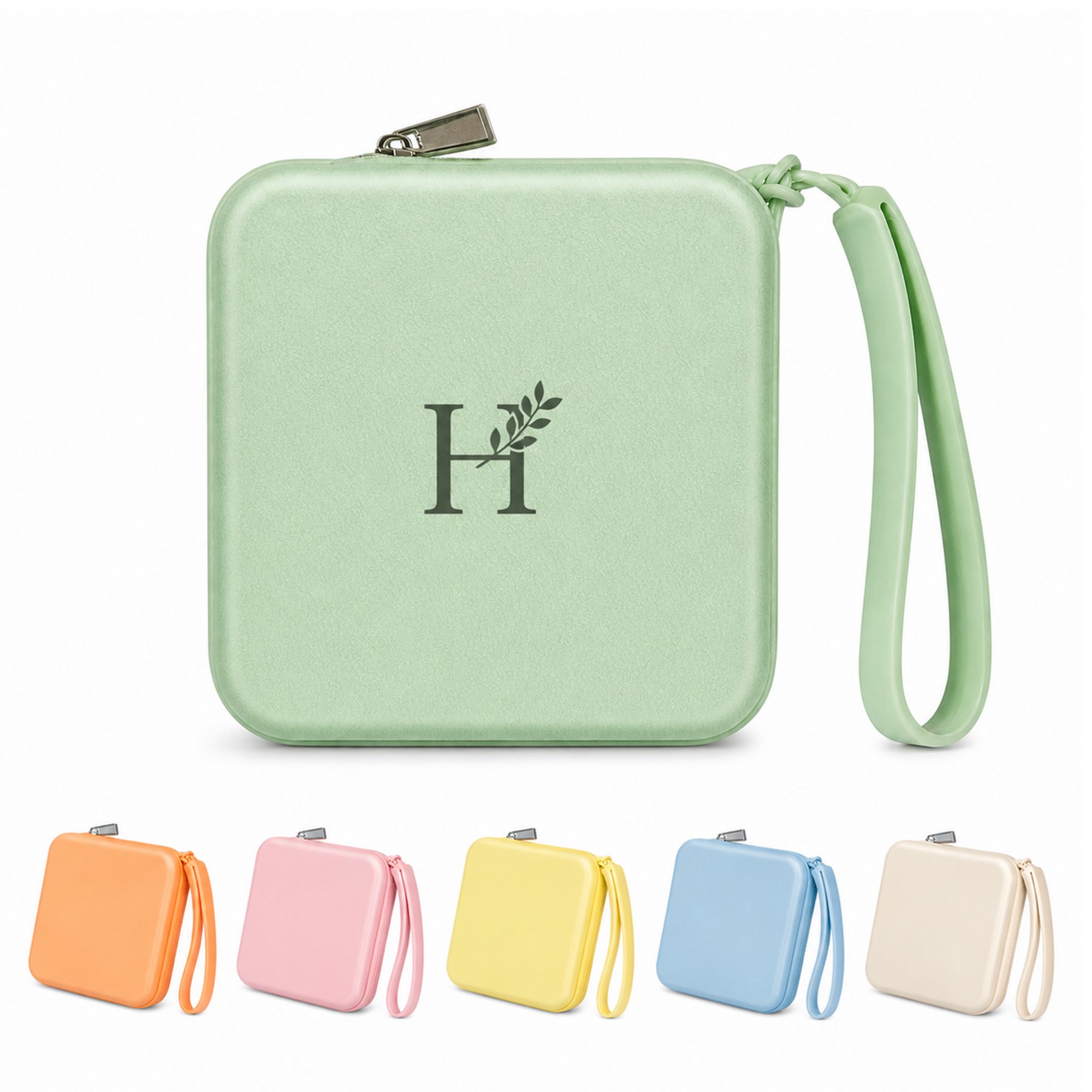 Silicone Zip Coin Wallet With Wrist Strap