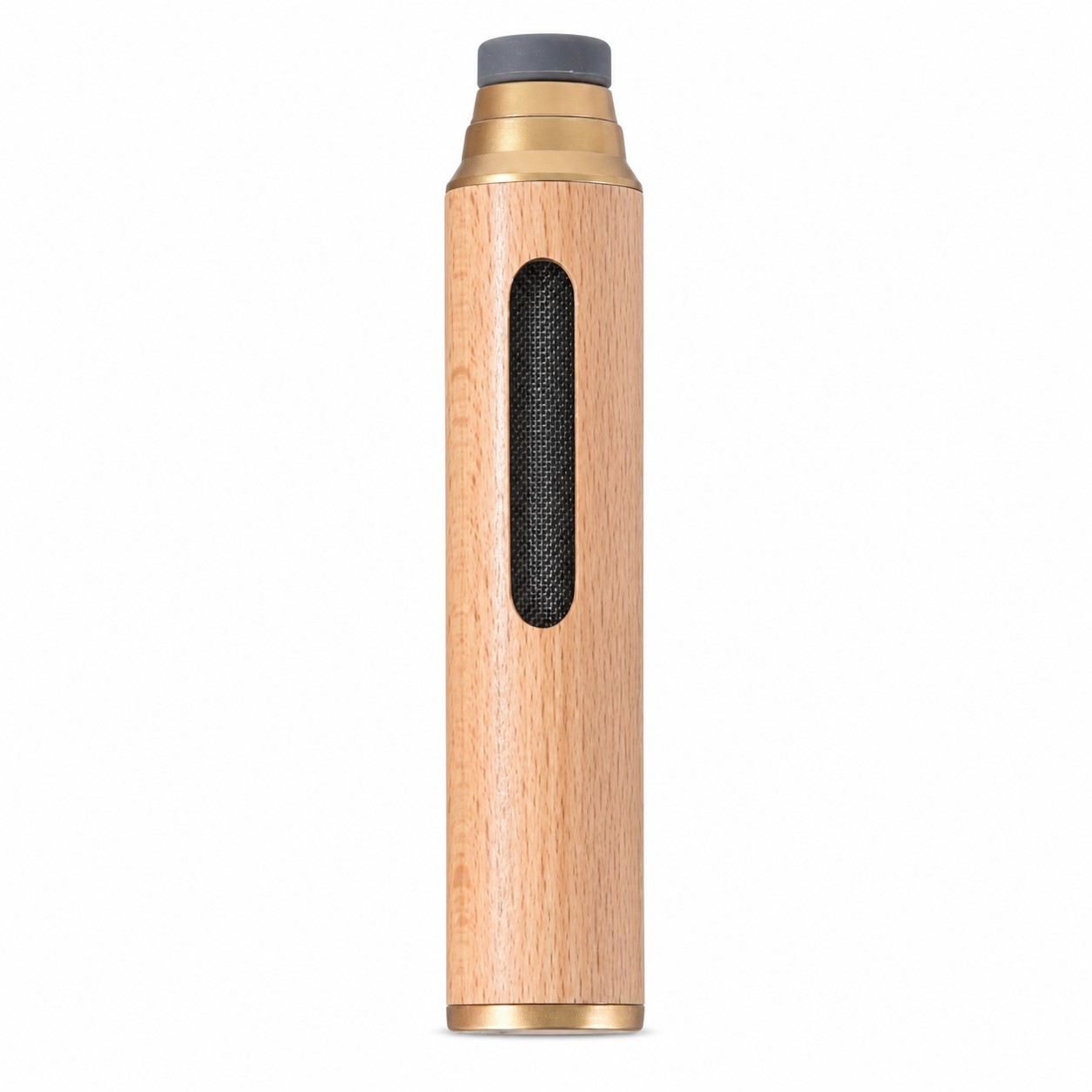 Compact Wood Ashtray With Secure Lid — view 2