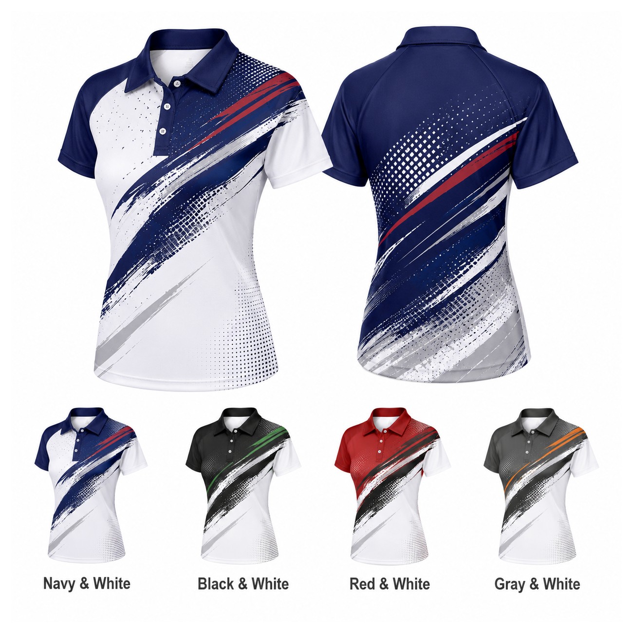 Quick-Drying Fabric Short Sleeve Fit Polo Shirt