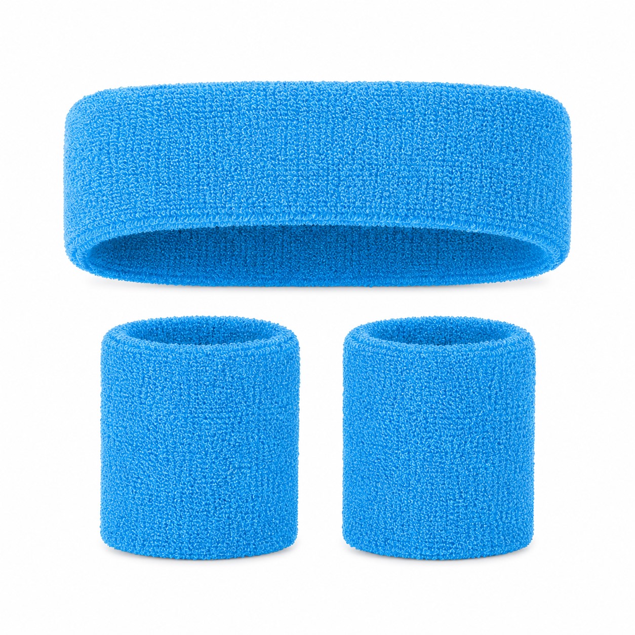 Cotton Terry Sweatband Three Piece Set — view 2