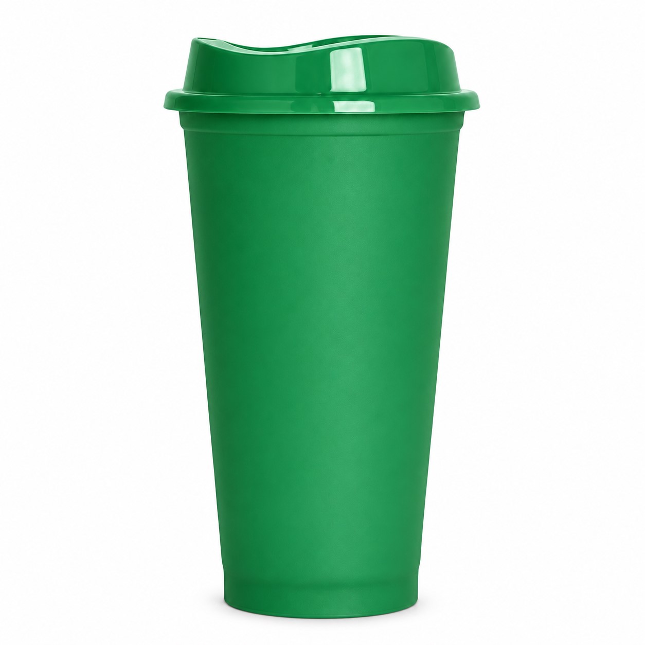 Color Changing 16 Oz Plastic Cup — Green
