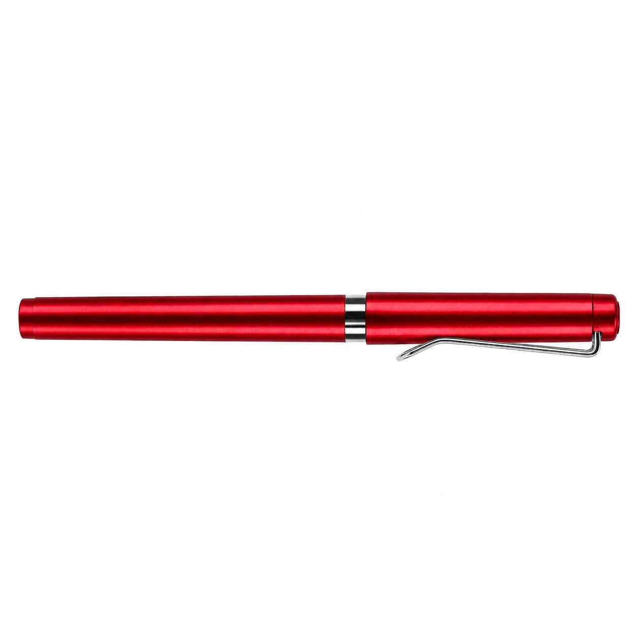 Slim ABS Capped Gel Pen — Red