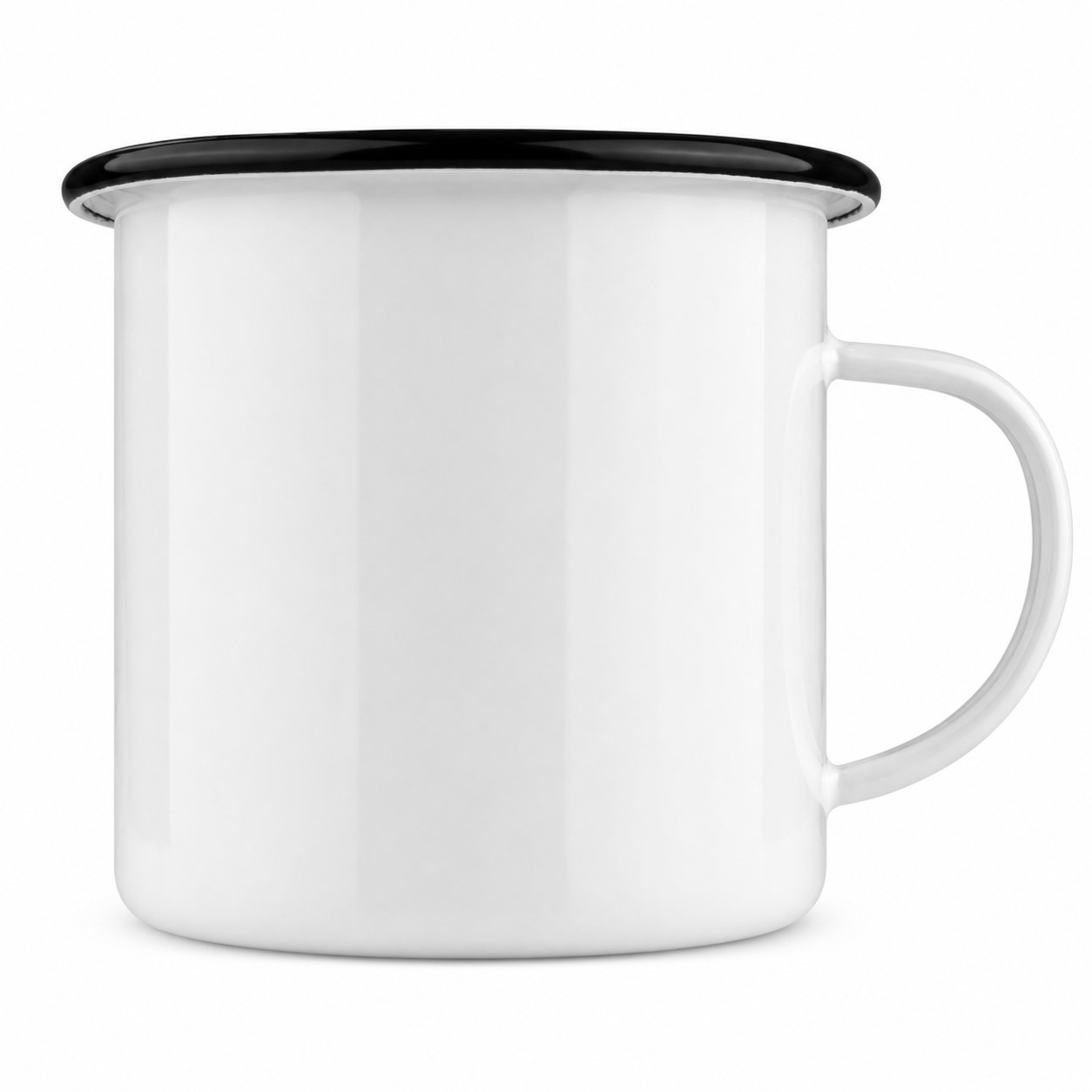 Ceramic Coated Iron 12 Oz Enamel Mug — view 2