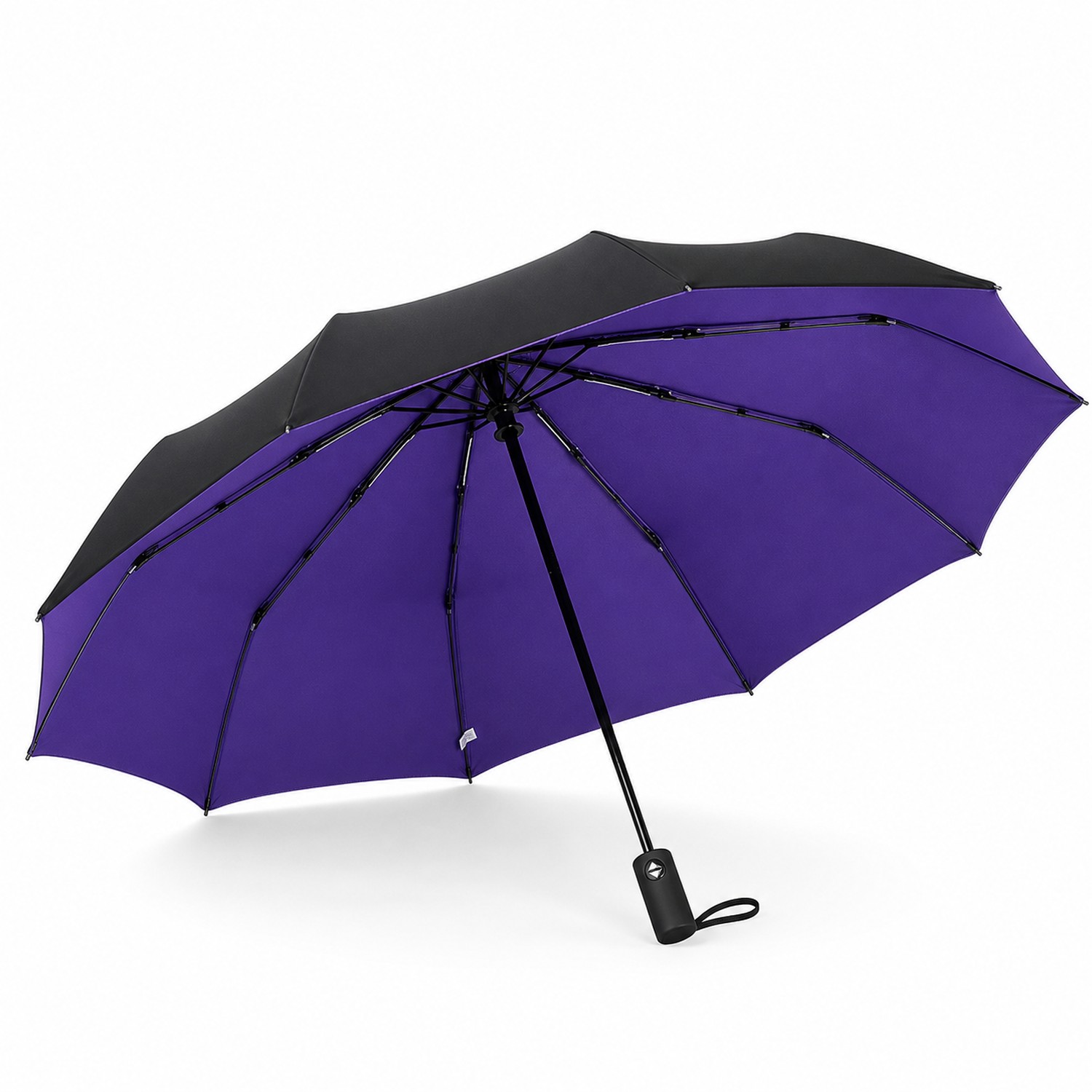 Windproof Polyester Compact Travel Umbrella — view 2