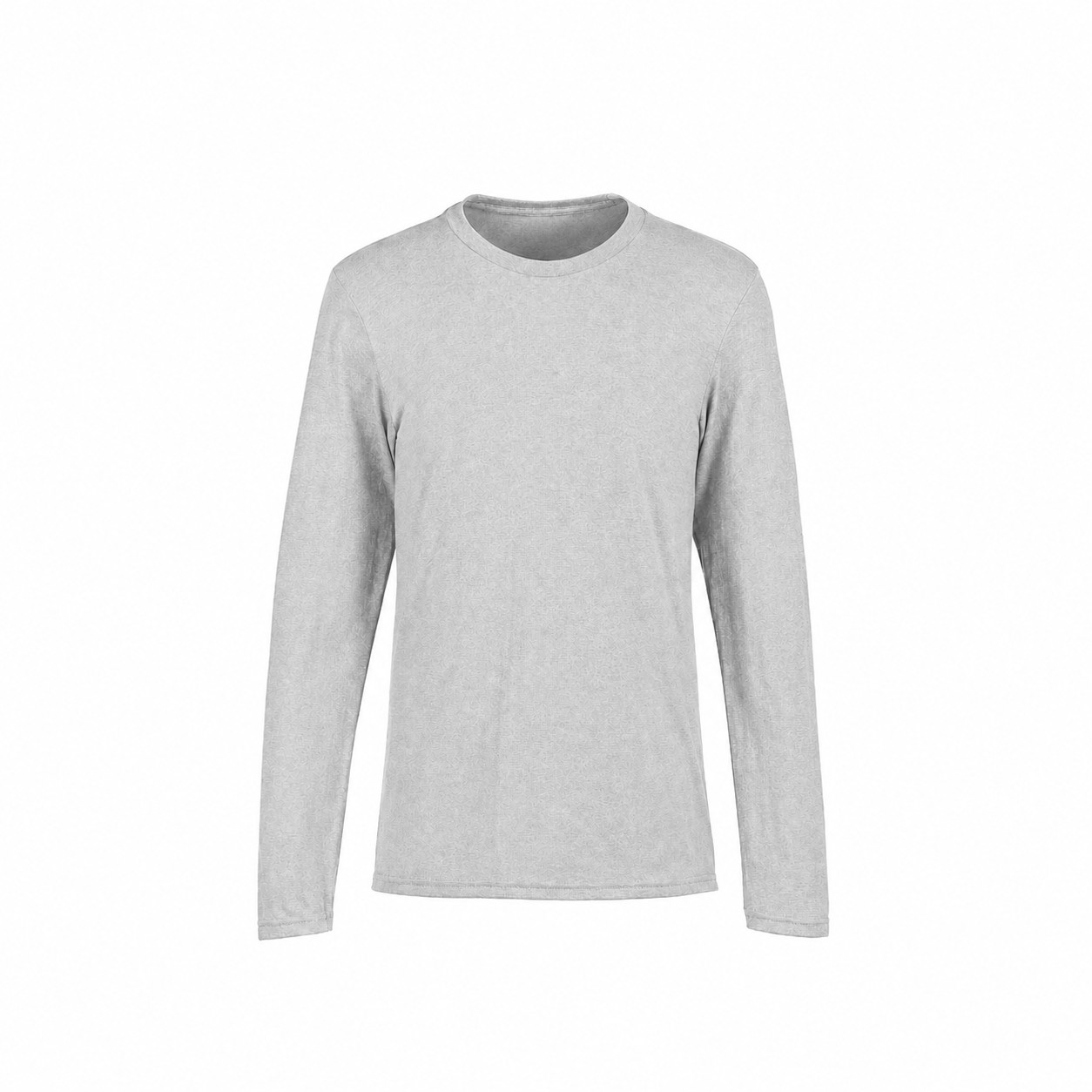 Tri Blend Long Sleeve T Shirt — Silver