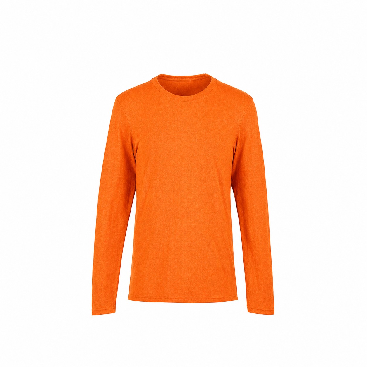 Tri Blend Long Sleeve T Shirt — Orange