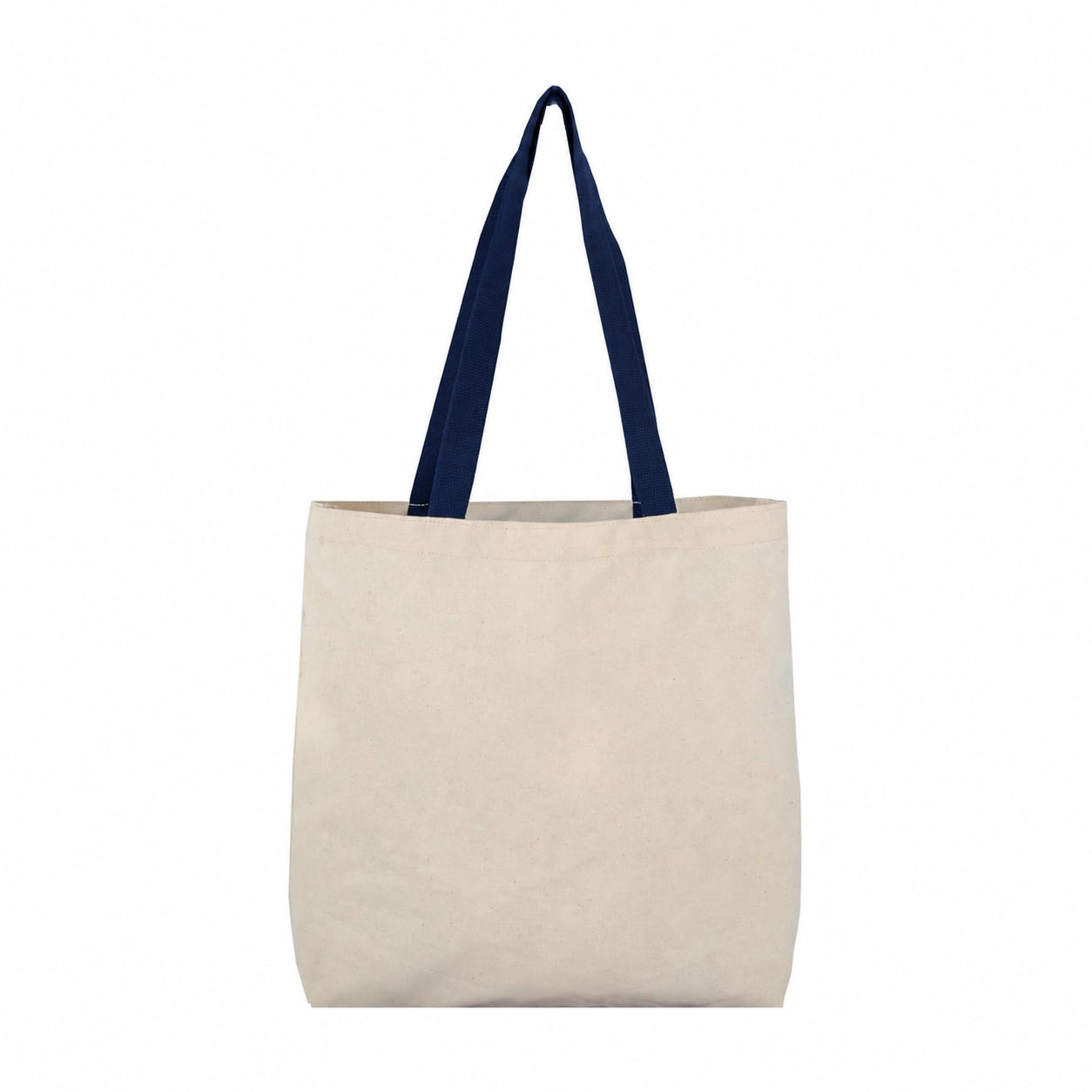 Cotton Color Tote Bag — Navy Blue
