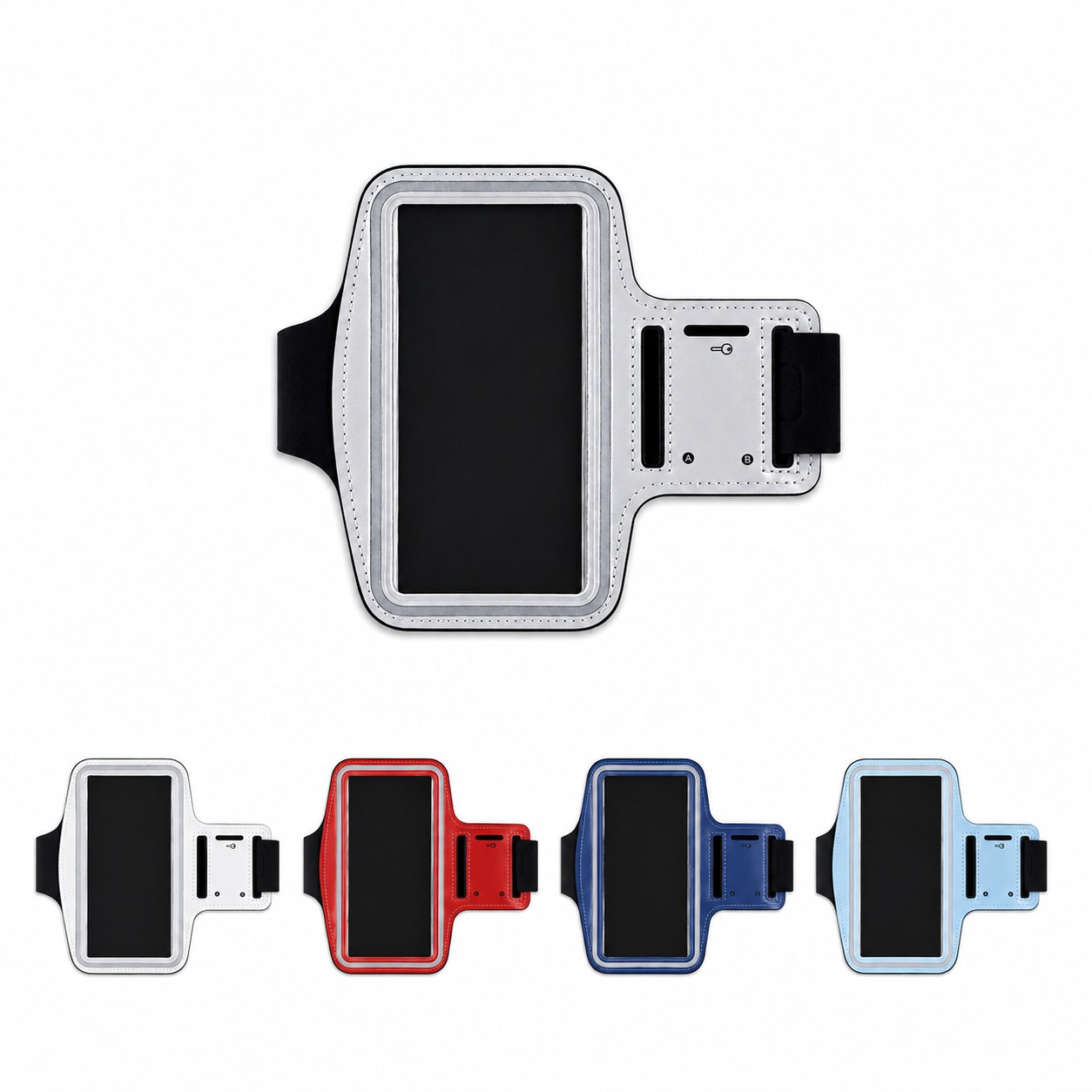 Ergonomic PVC Running Phone Armband