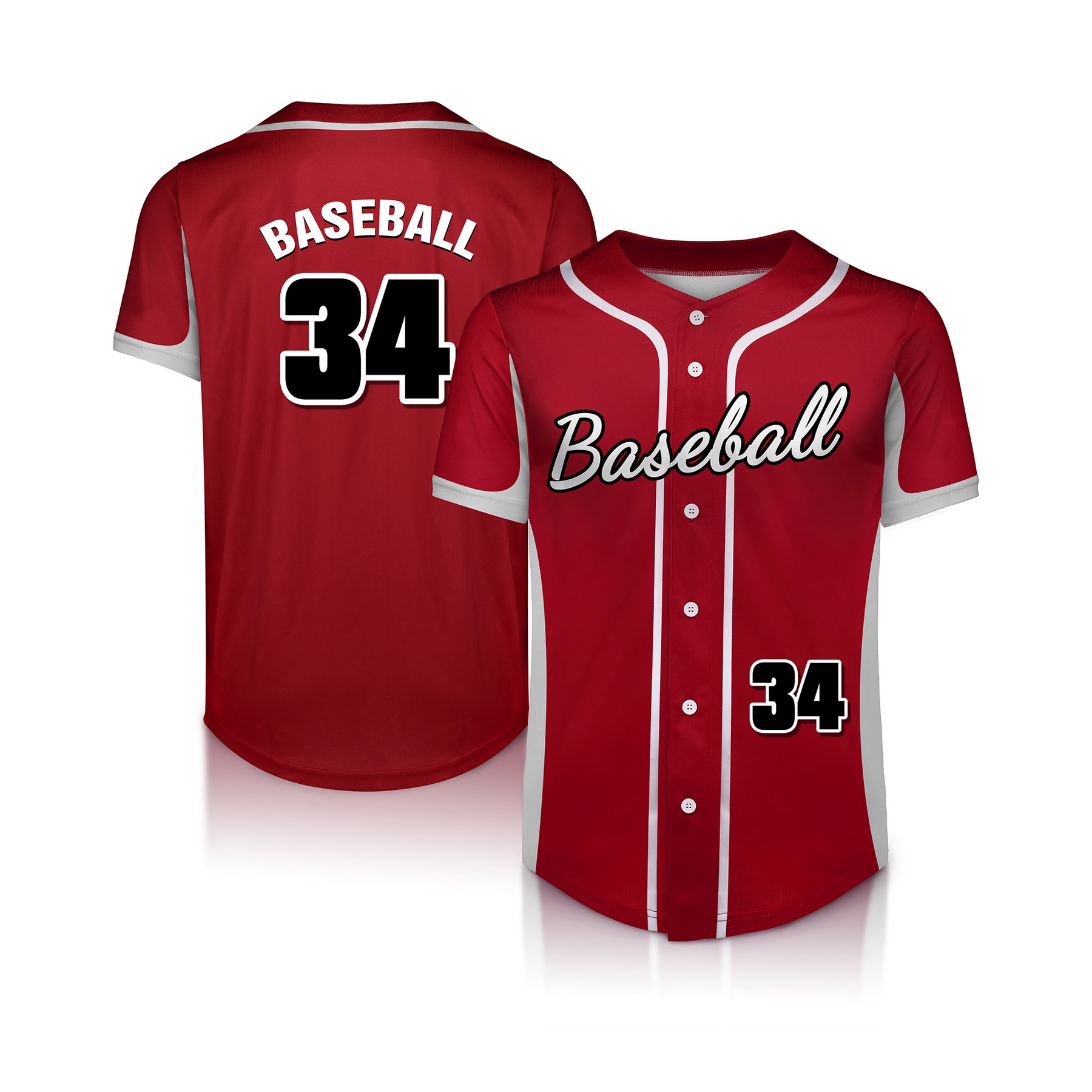 Interlock Mesh Fabric Sports Jersey — view 2