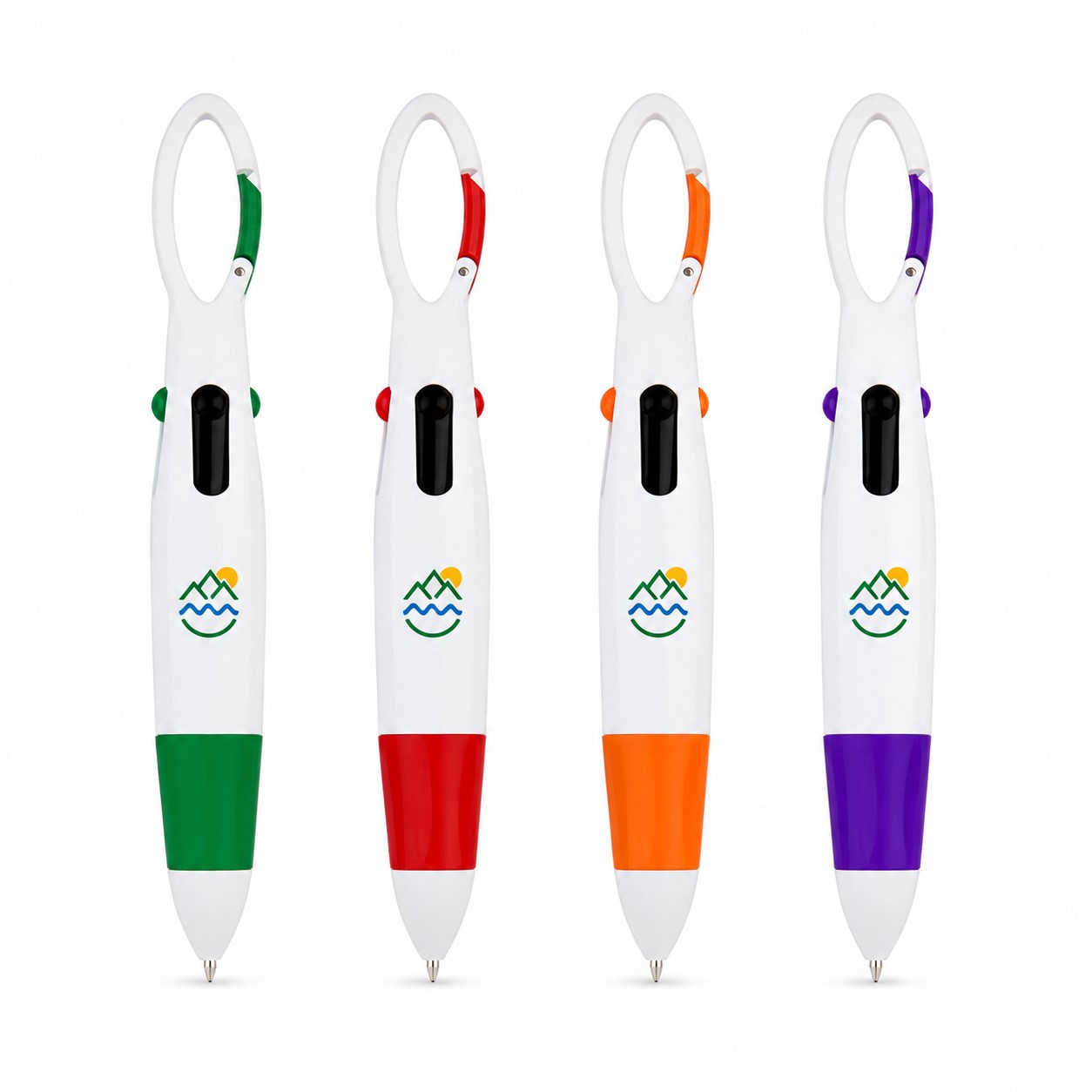 Four Color Polypropylene Click Pen