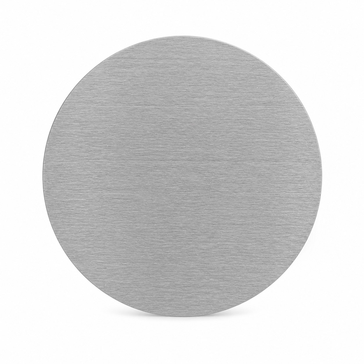 3.9" Round Stainless Steel Beverage Coaster — view 2