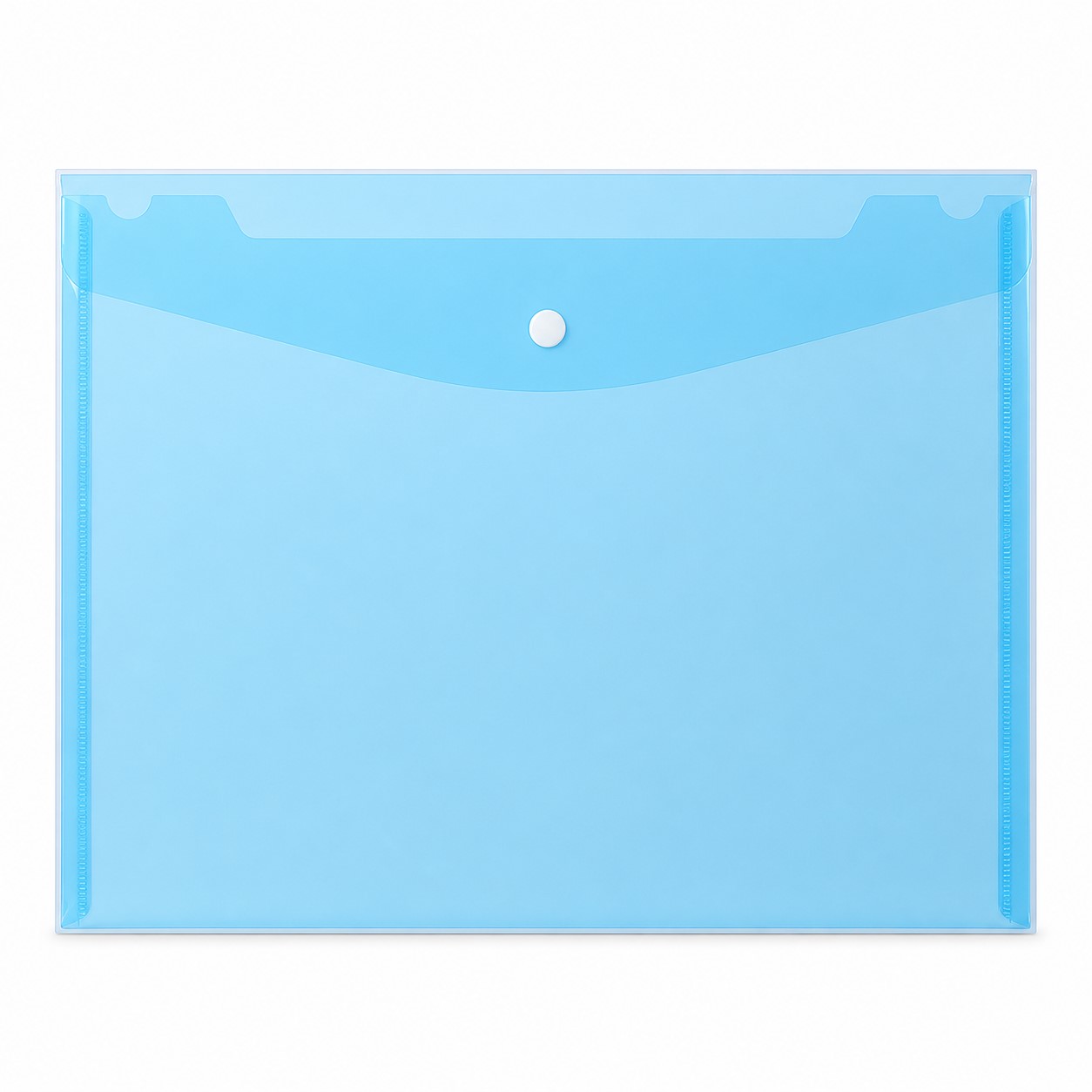 Large Polypropylene Document Envelope With Snap — view 2