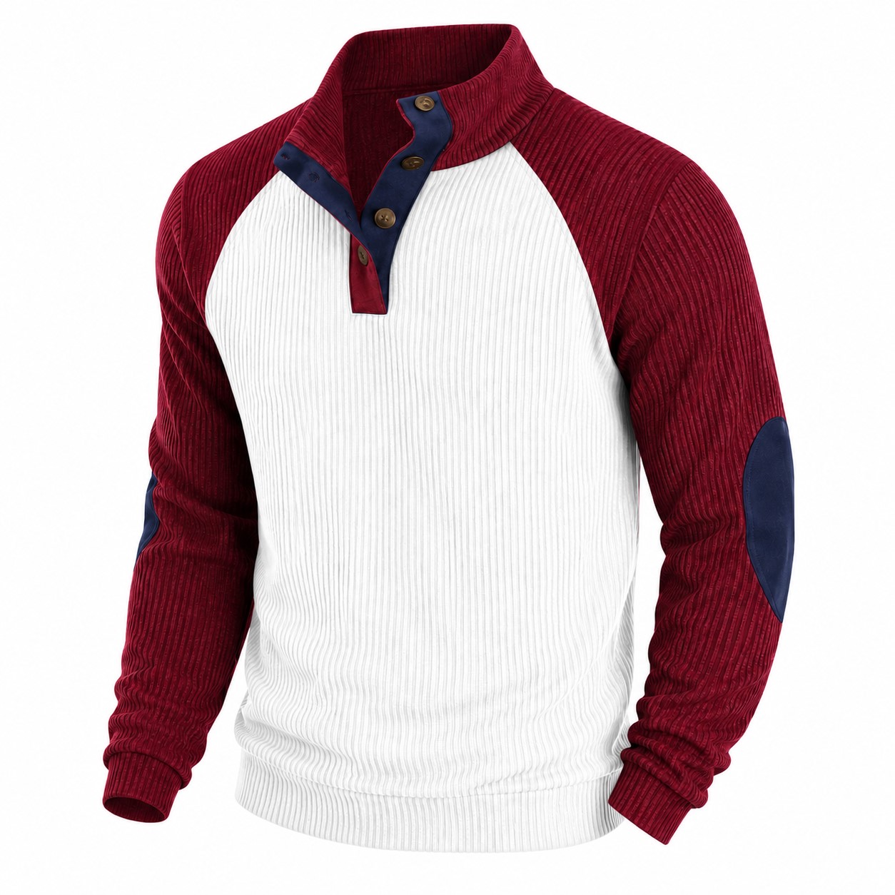 Western Fleece Quarter Zip Pullover — White