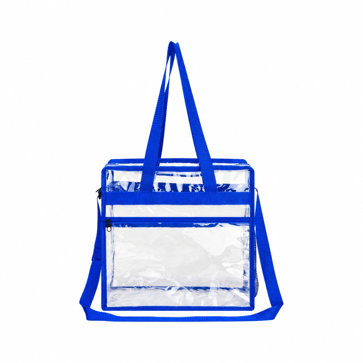 PVC 12" Tote Bag — Royal Blue