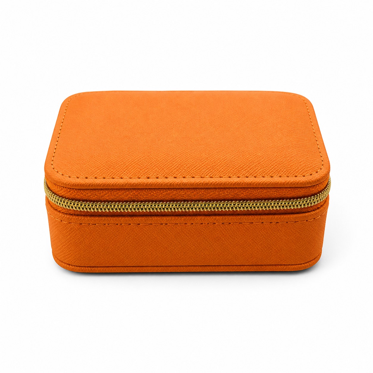 Zippered PU Weekly Pill Organizer Case — view 2