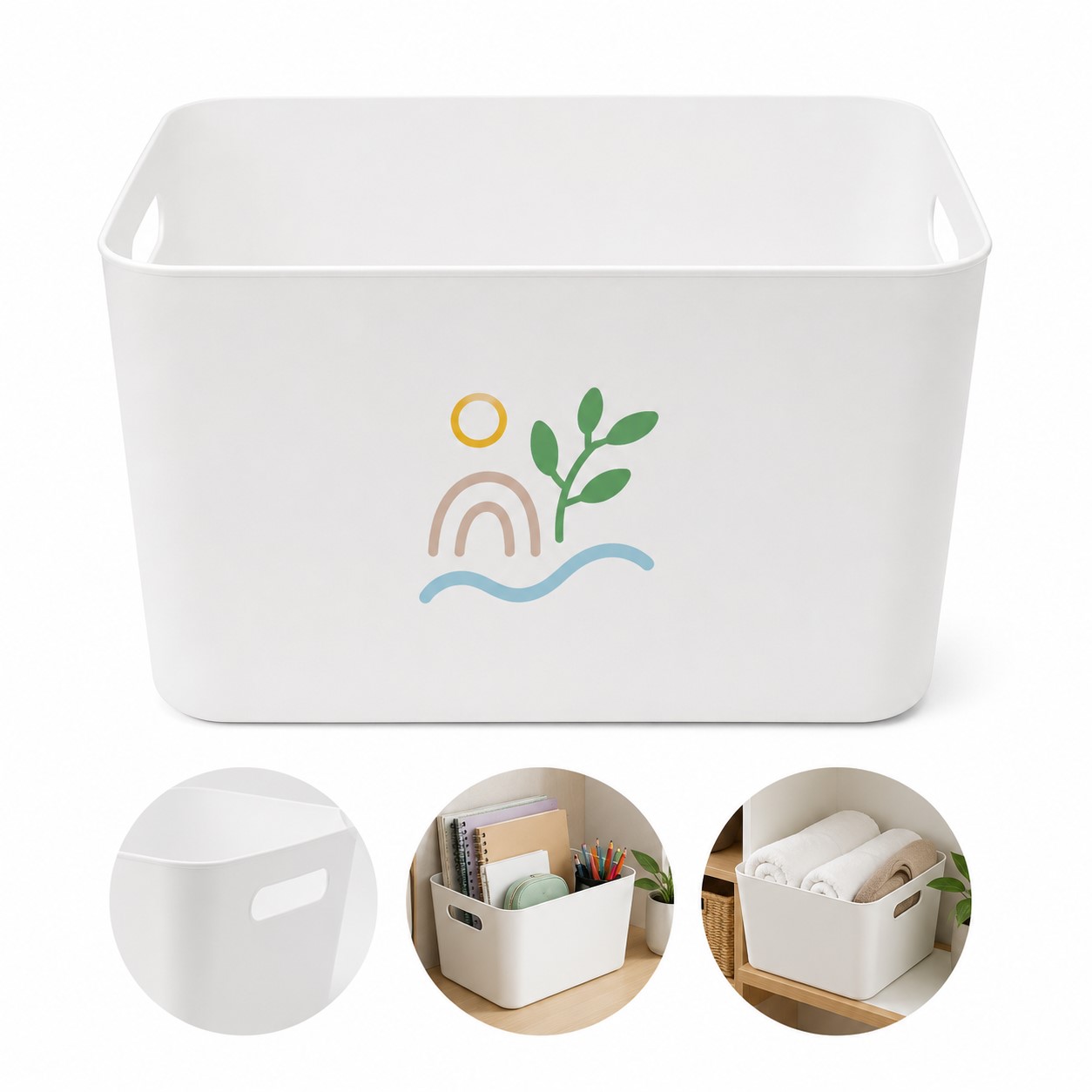 Polypropylene Side Grip Storage Bin
