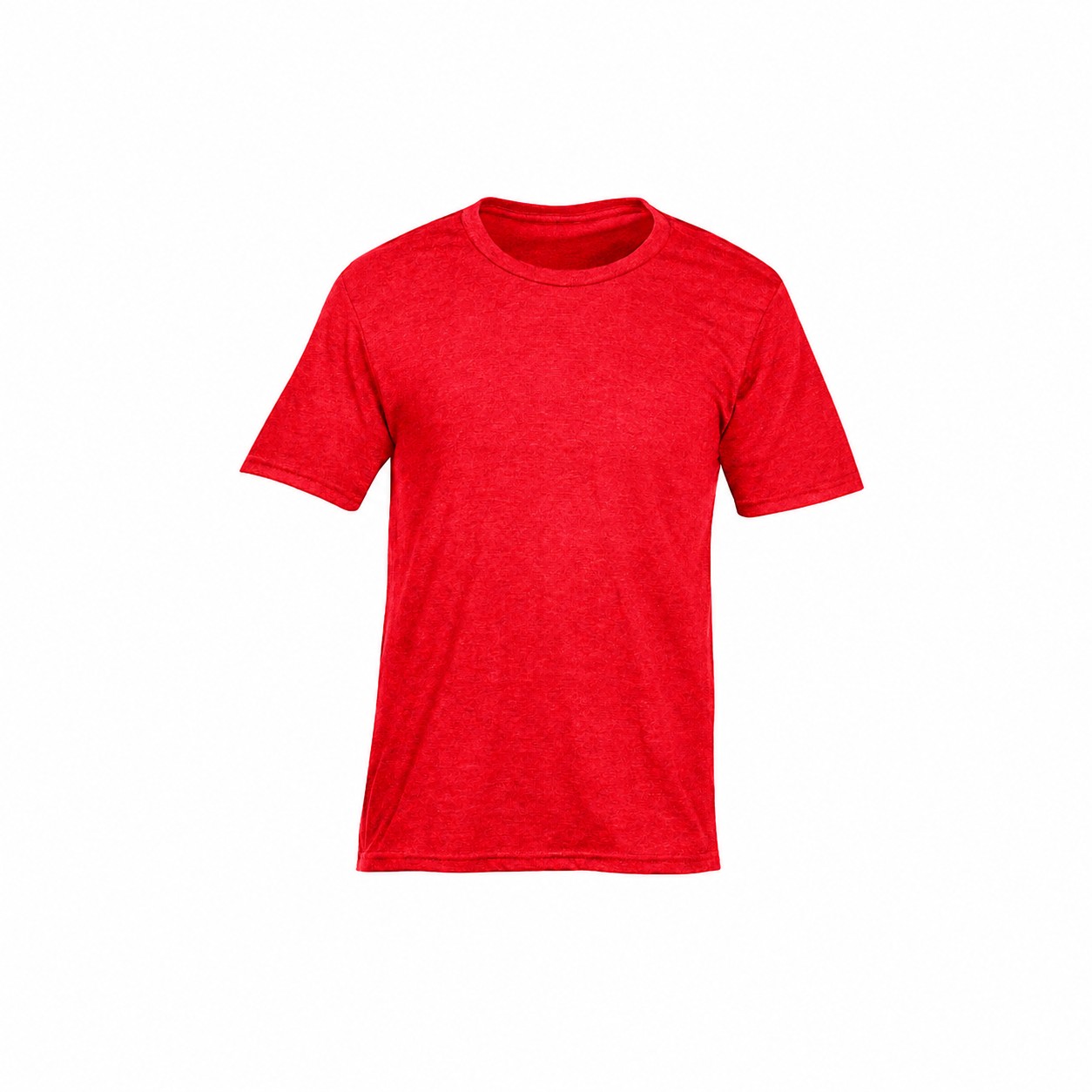 Men's Cotton Polyester Blend T-Shirt — Red