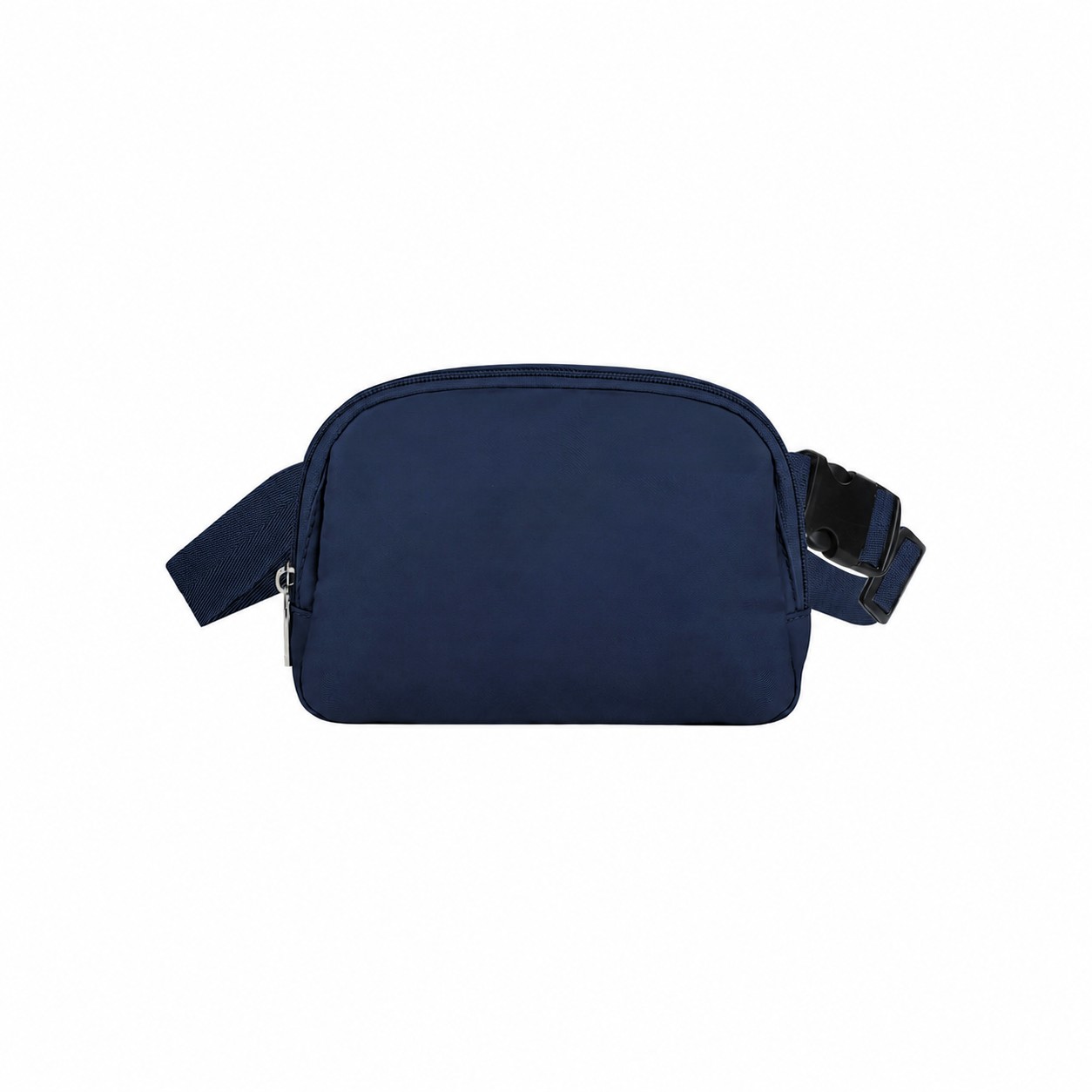 Zippered Storage 290T Polyester Fanny Pack — Navy Blue