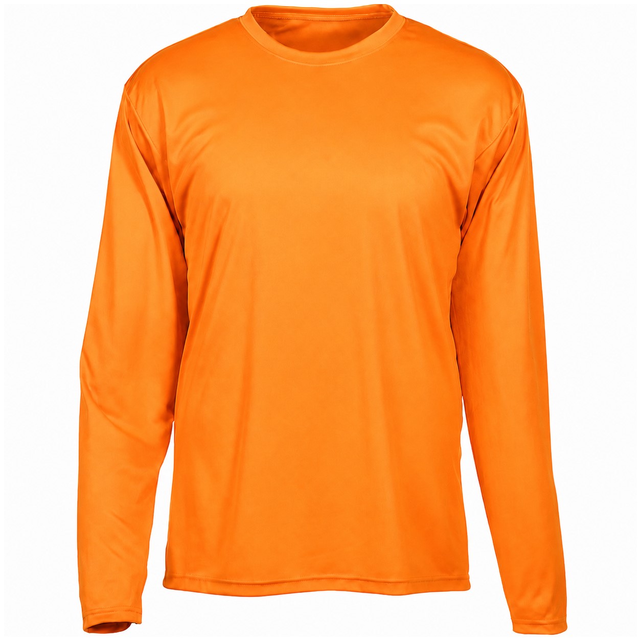 Recycled Polyester Cooling Tee — Orange