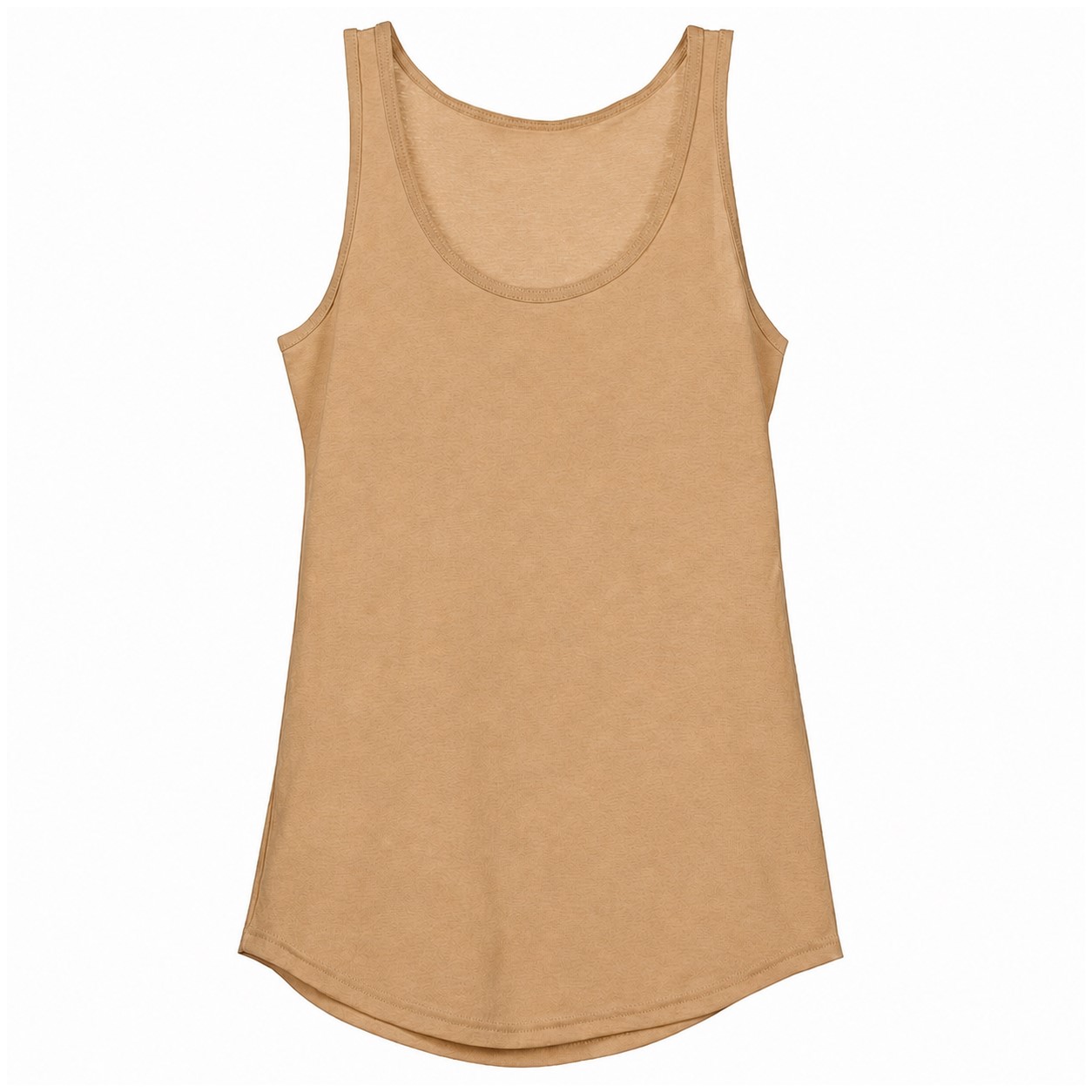 Ladies Cotton Classic Tank Top — Tan Beige