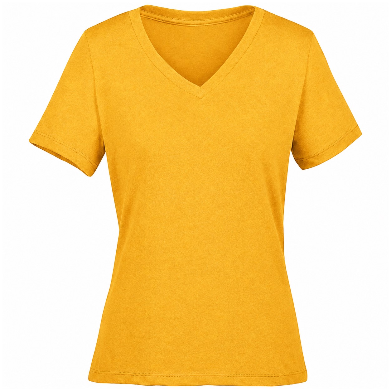 Relaxed Ladies V Neck Heather Tee — Gold
