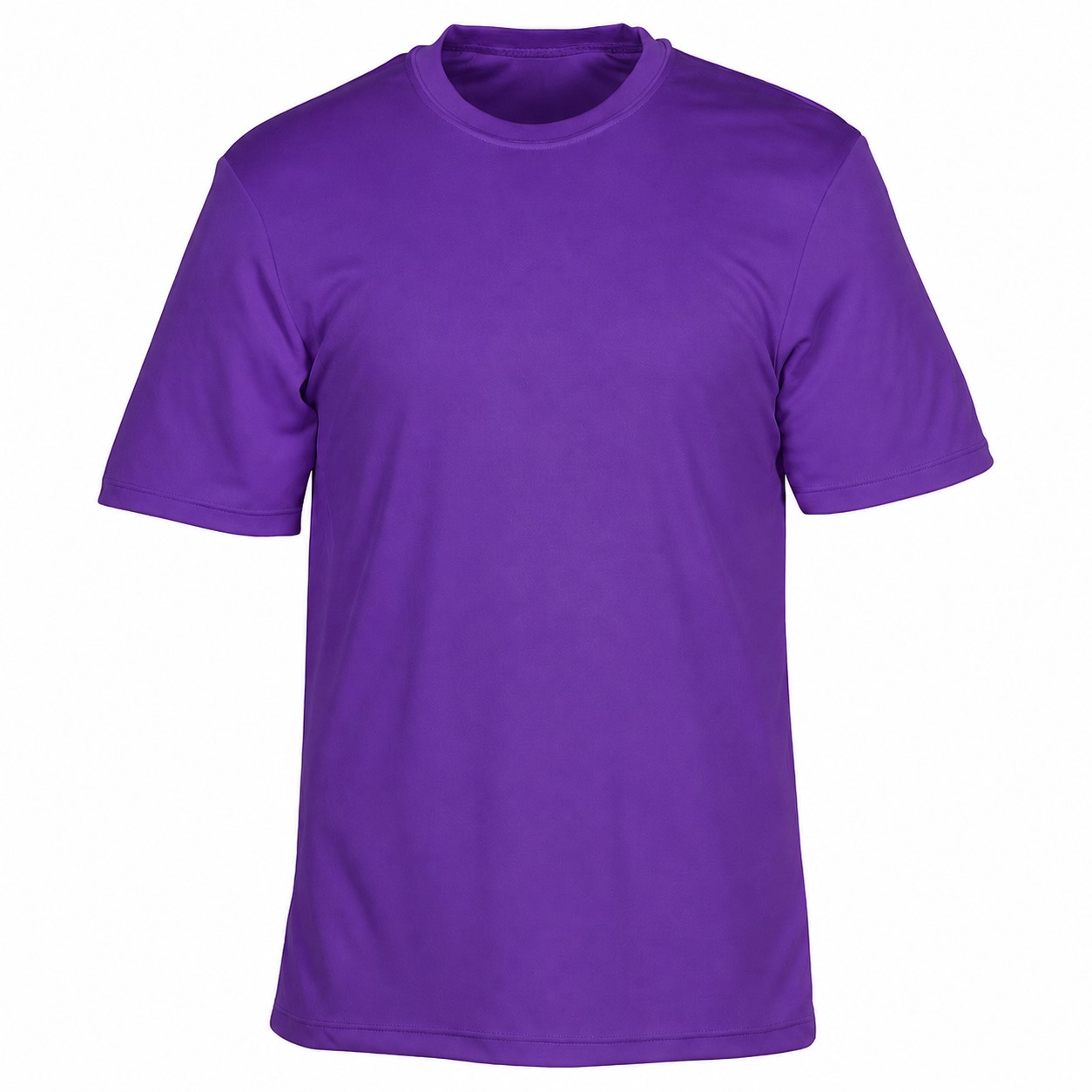 Men's Moisture-Wicking Crewneck Shirt — Purple