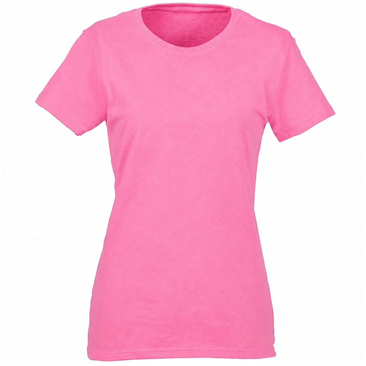 Ladies' Midweight Cotton T-Shirt — Pink
