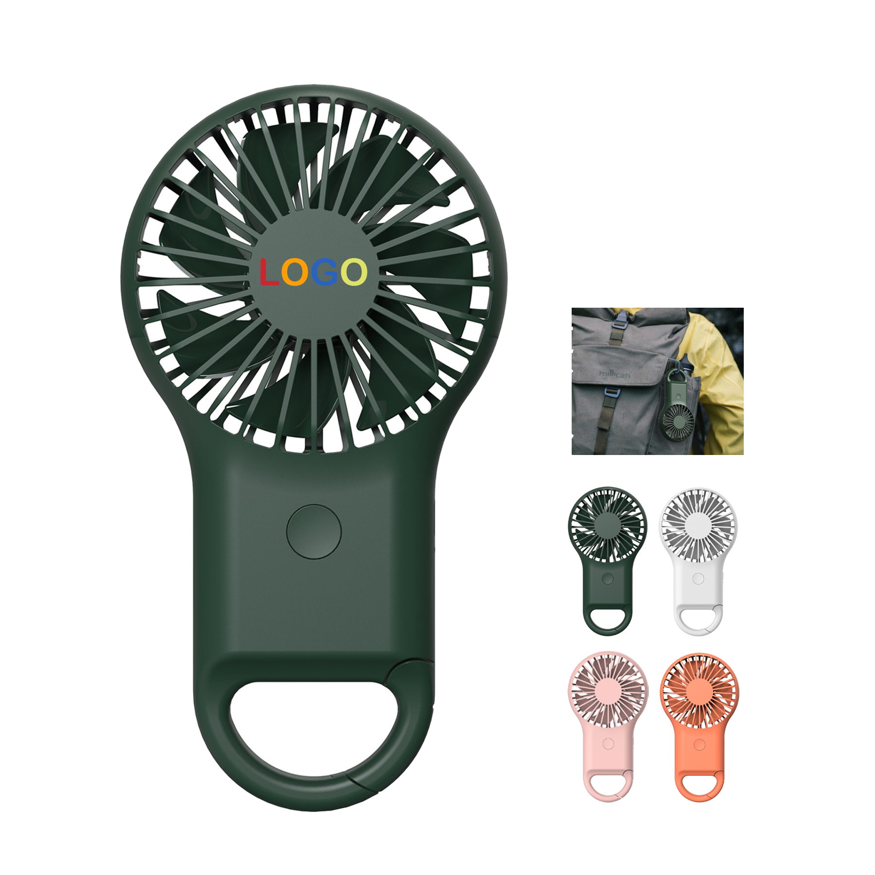 Buckle Clip Handheld Cooling Fan