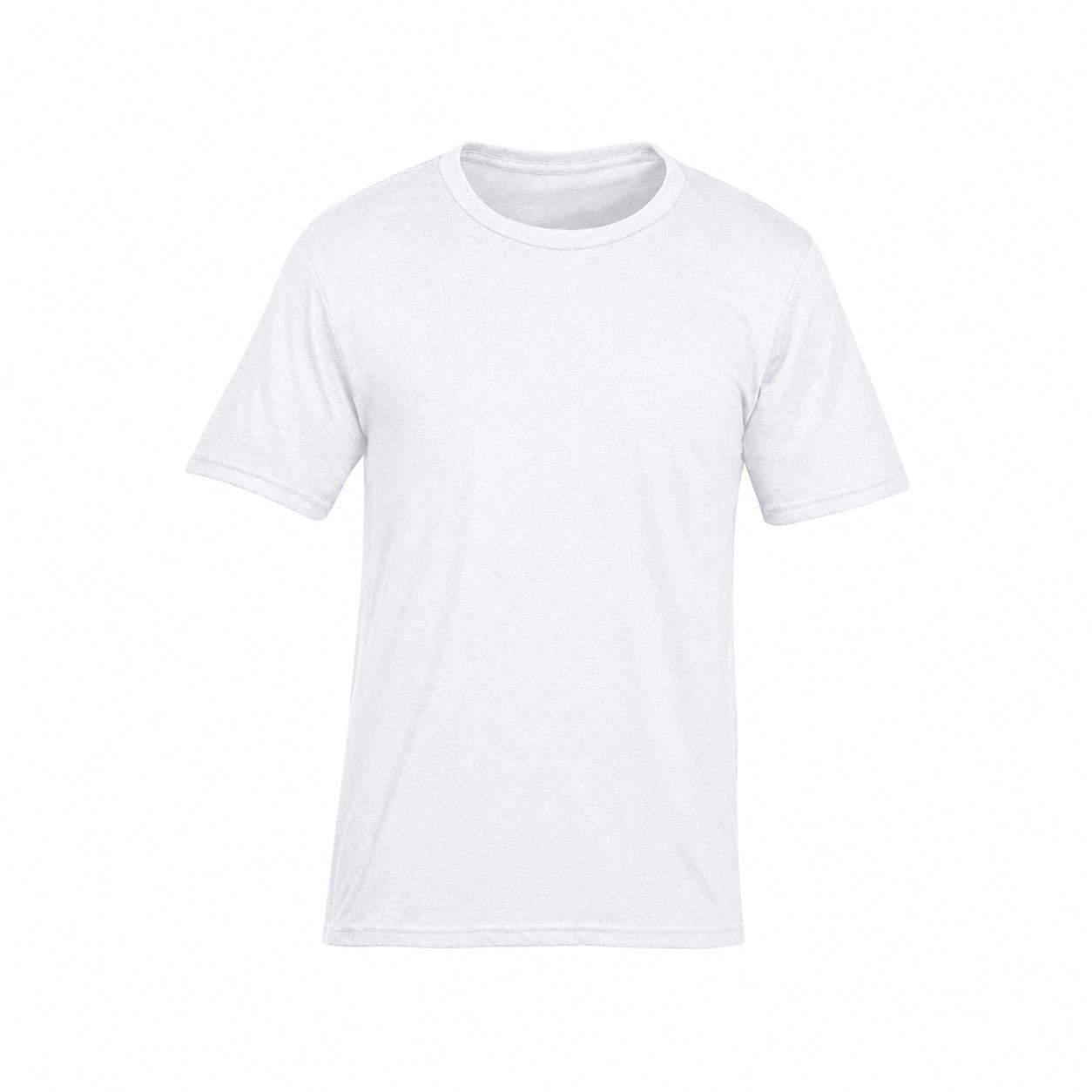 Blend Cotton Polyester Tee — White