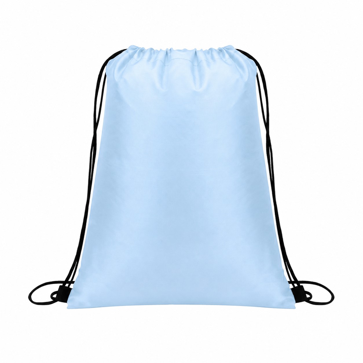 Drawcord Closure Drawstring Bag — Baby Blue