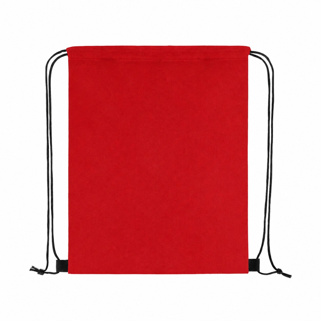 RPET Non-Woven Drawstring Bag — Red