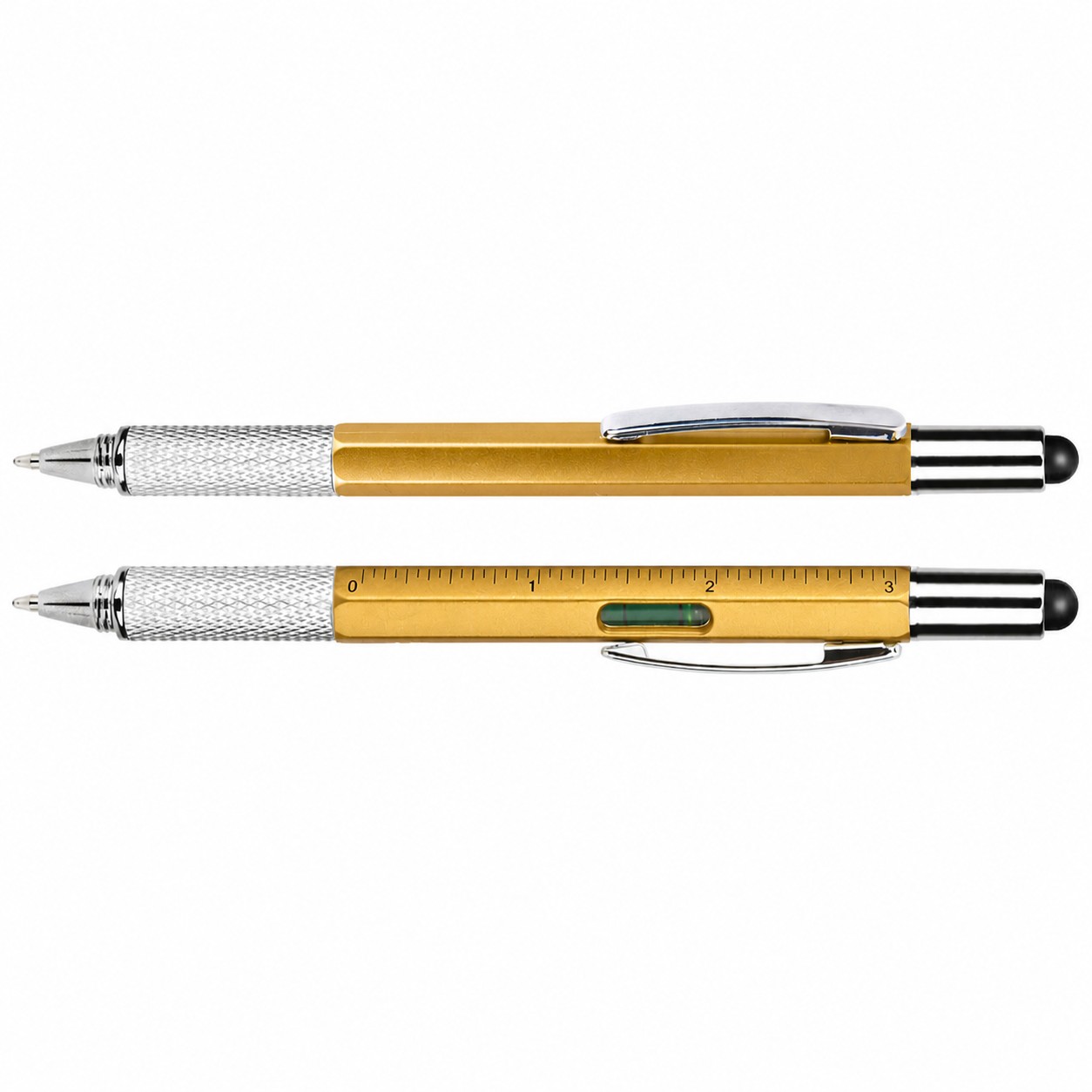Ruler Stylus ABS Tool Pen — Gold