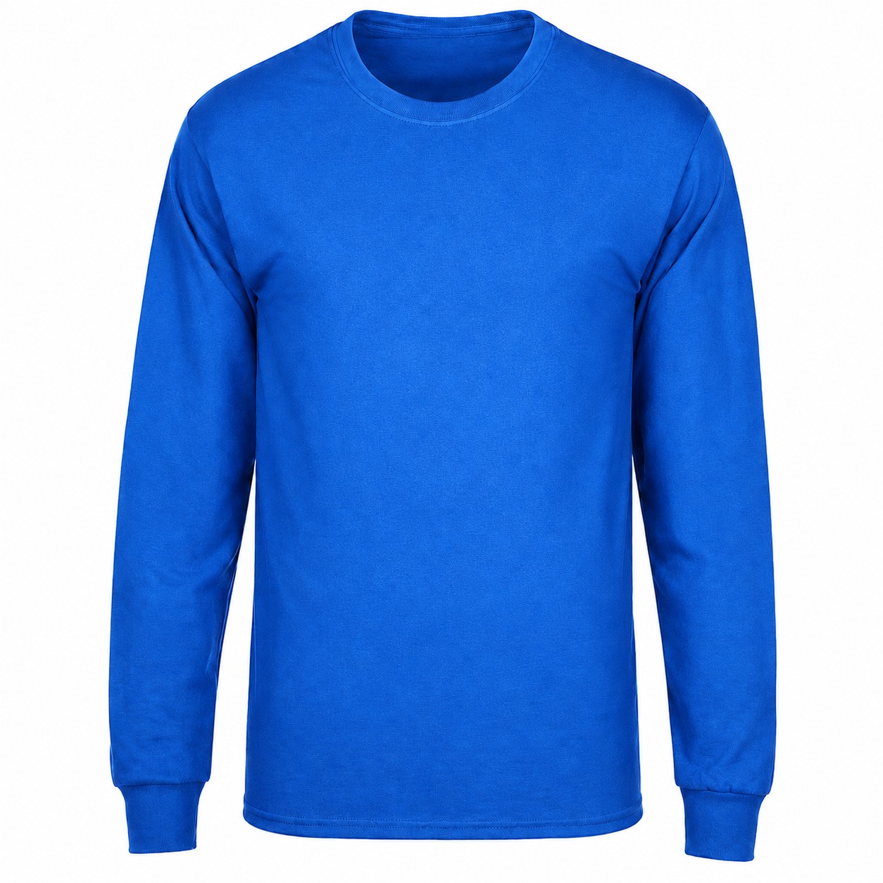 6-Ounce Cotton Long Sleeve Shirt — Blue