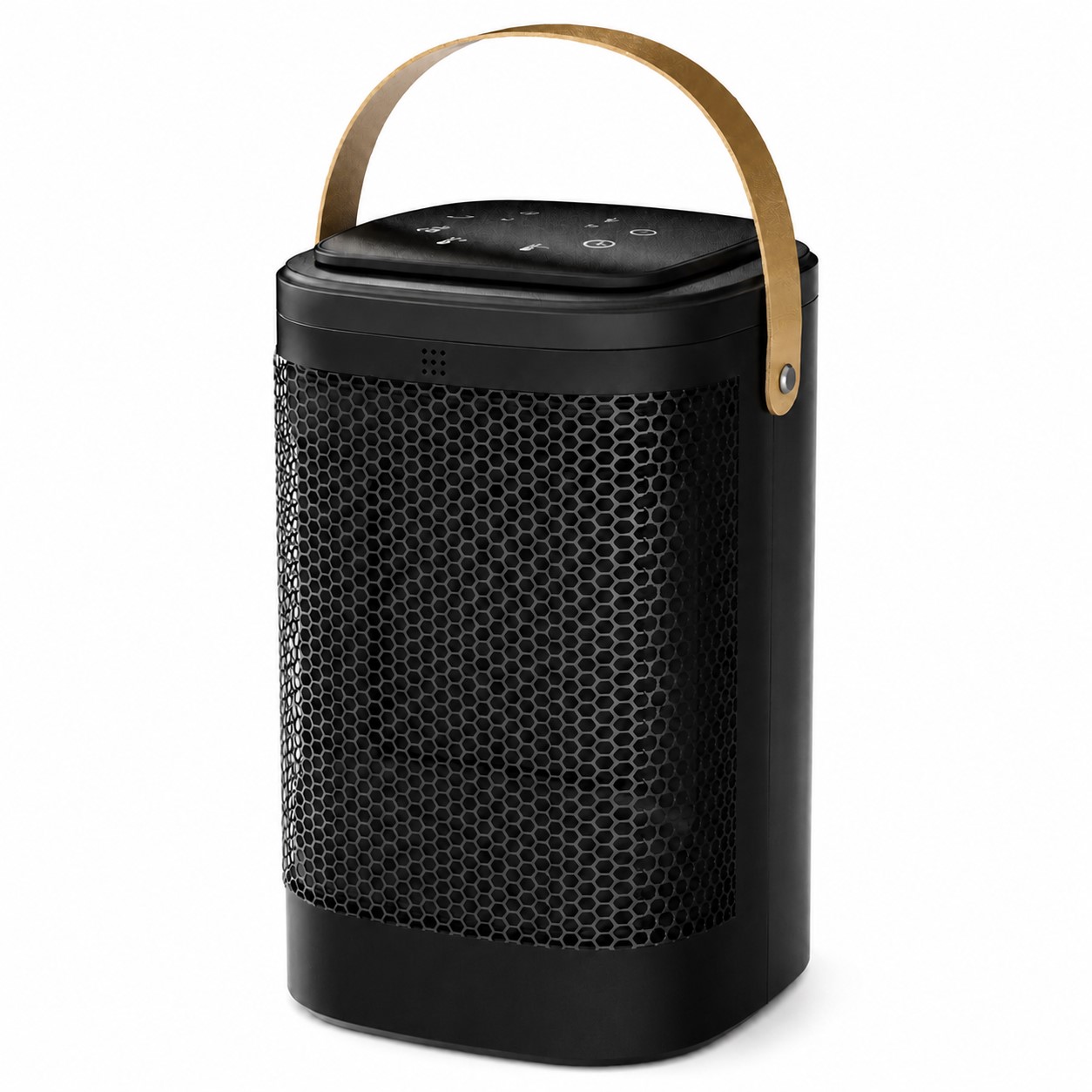 Portable Ceramic Indoor Space Heater — Bronze Gold