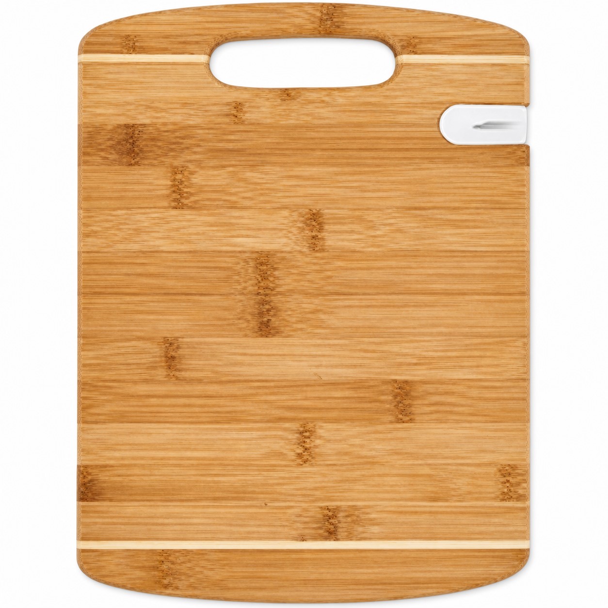 Handled Bamboo Cutting Board With Sharpener — view 2