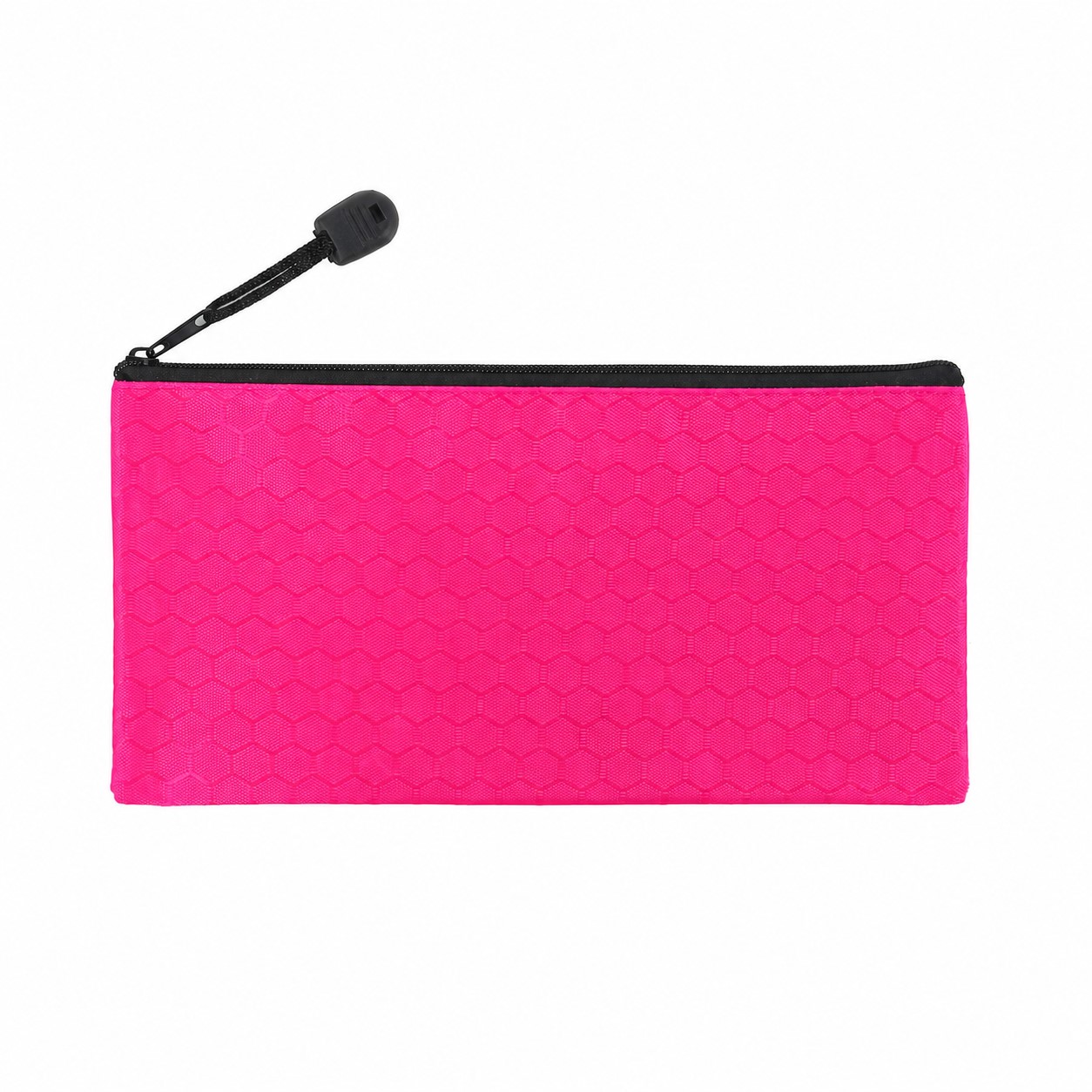 Zippered Storage 9" Travel Pouch — Fuchsia Pink