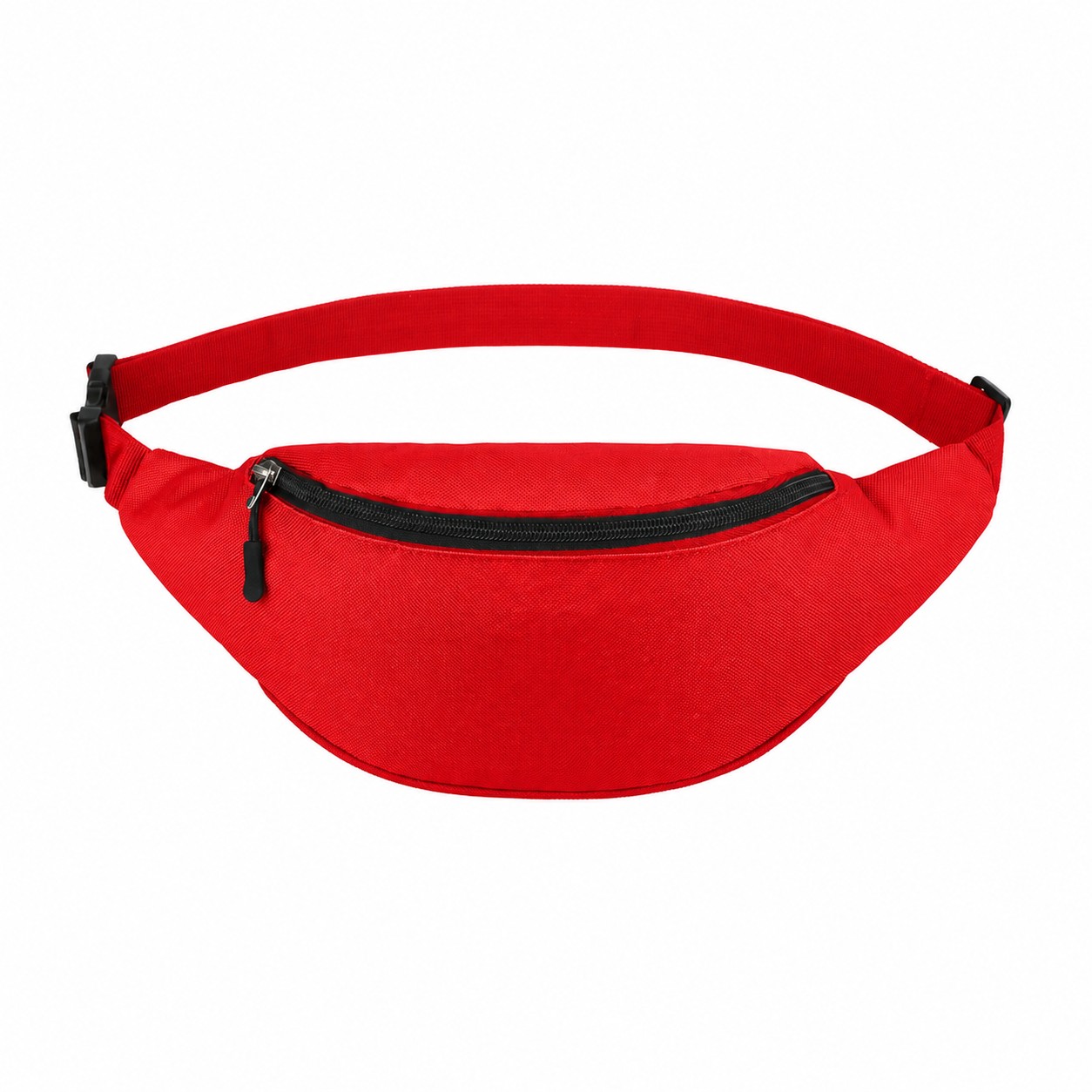 600D Polyester Fanny Pack — Red