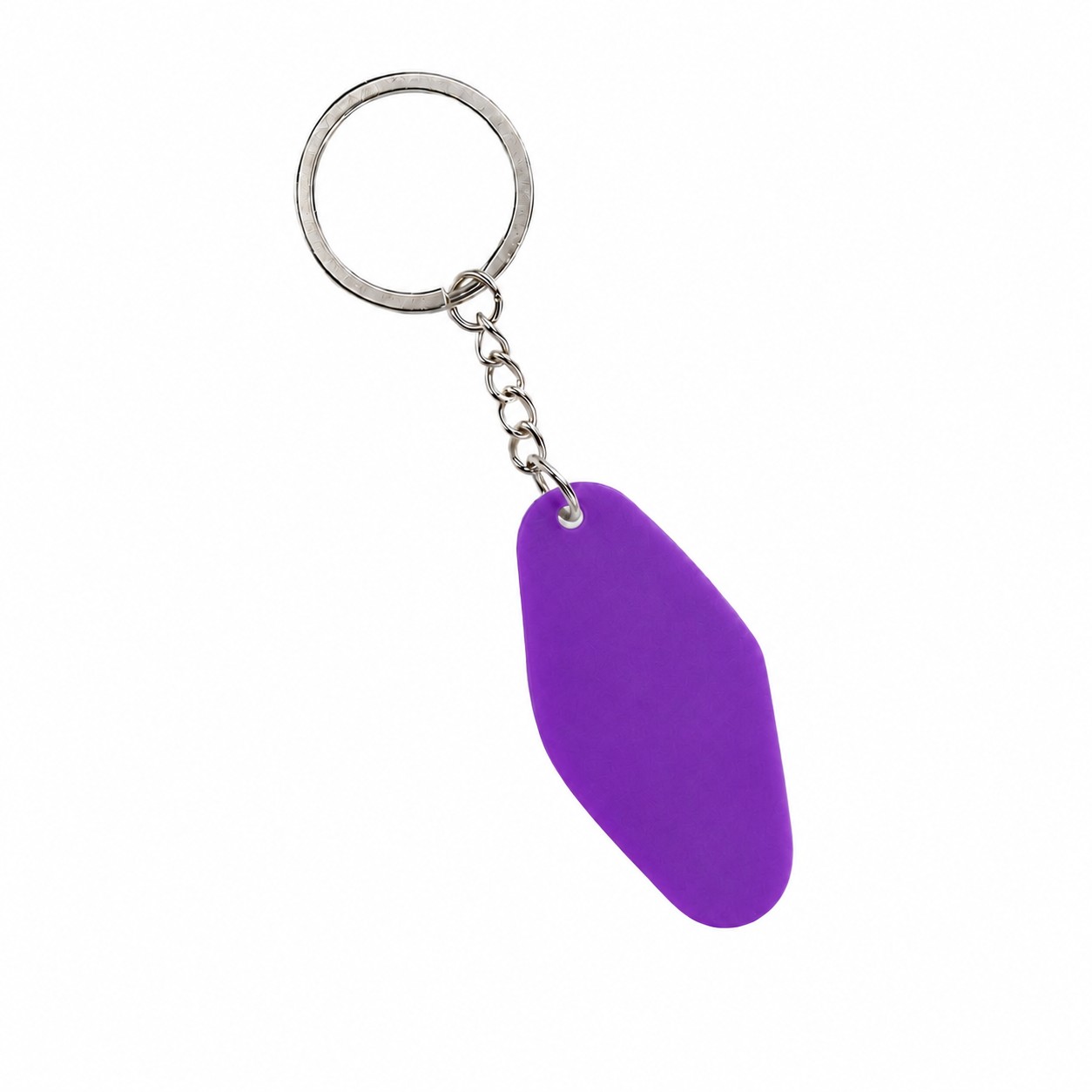 Acrylic Key Tag With Hardware — Purple