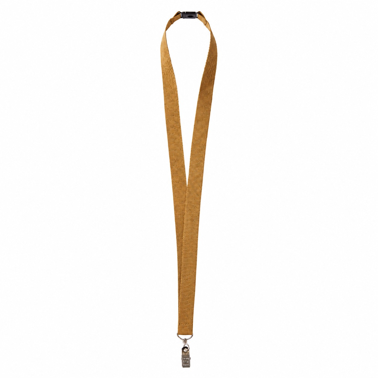 Three Quarter Inch Polyester Breakaway Lanyard — Bronze Gold