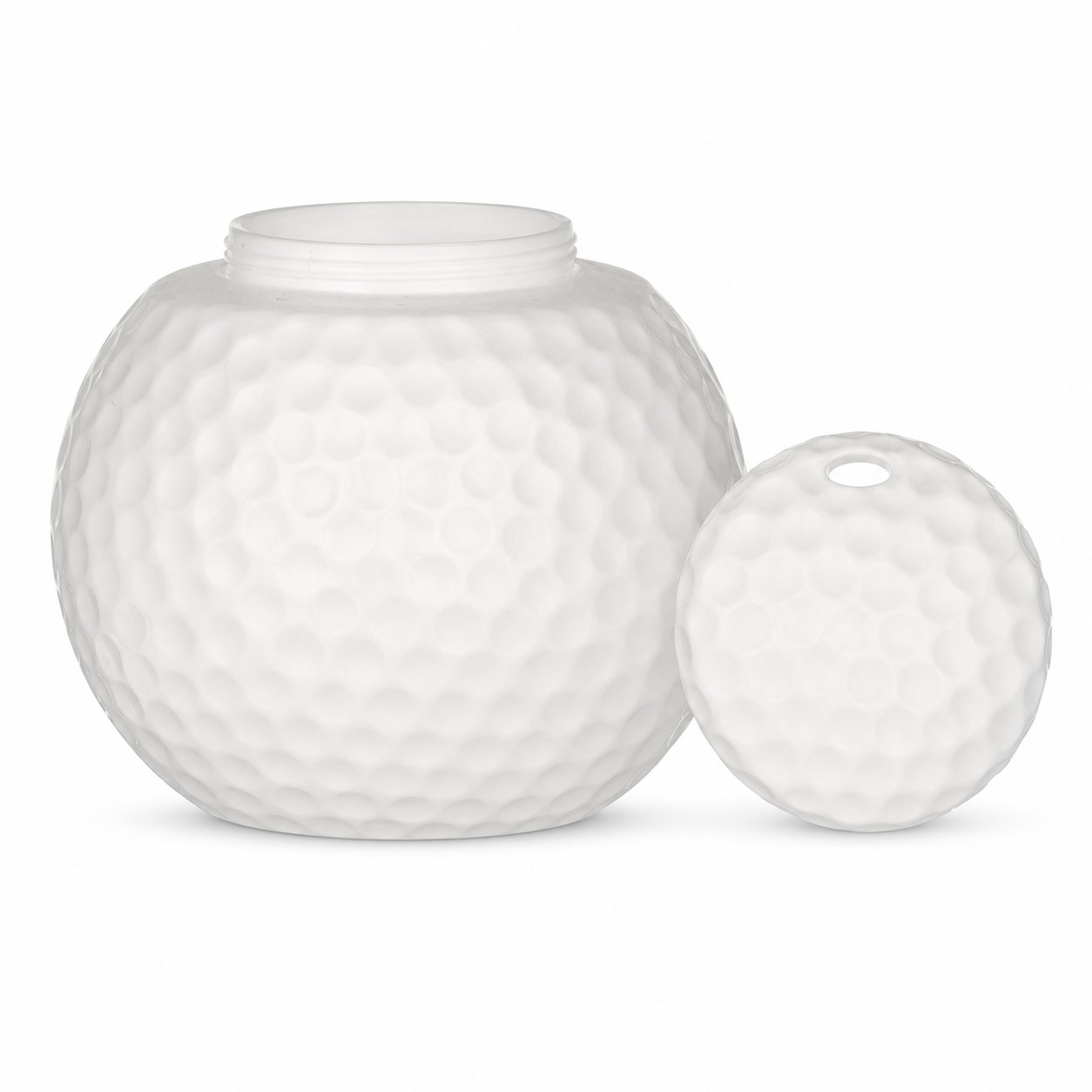 20 Oz Golf Ball Plastic Straw Cup — view 2