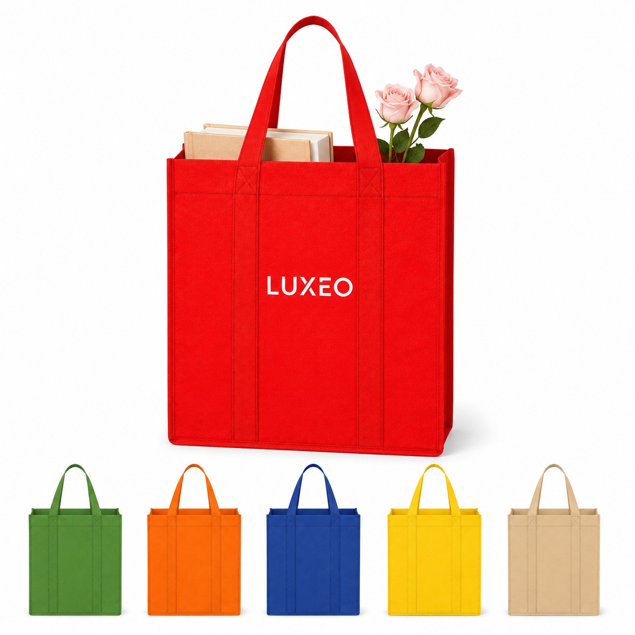 80 GSM Non-Woven Grocery Tote Bag