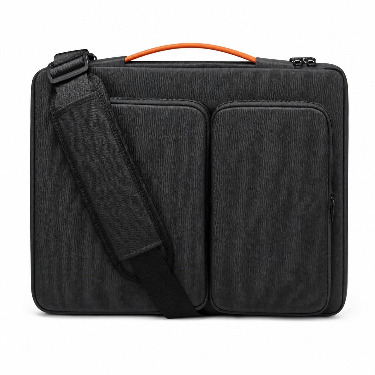 Water Resistant Tri Compartment Laptop Shoulder Bag — view 2