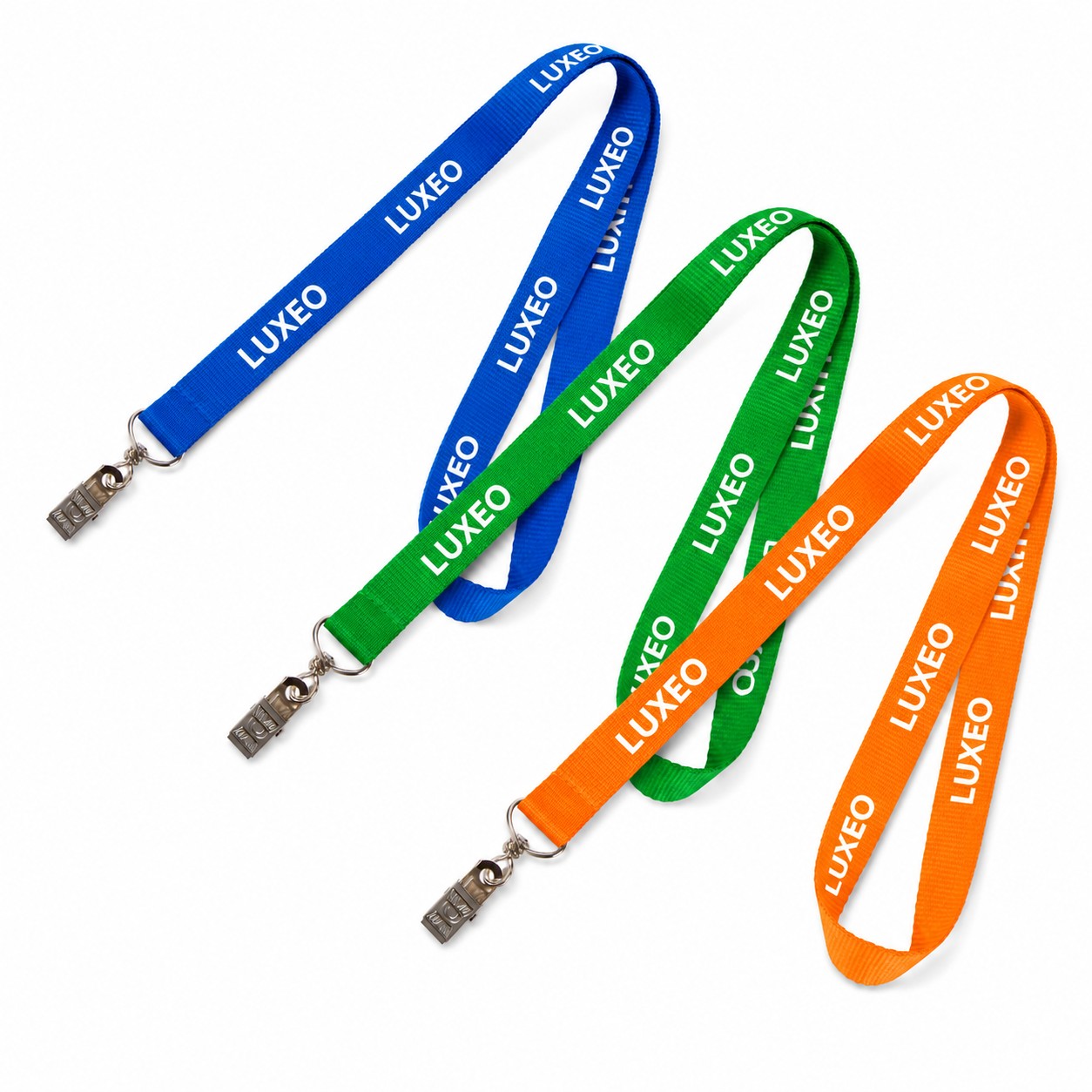 Textured Polyester Badge Lanyard